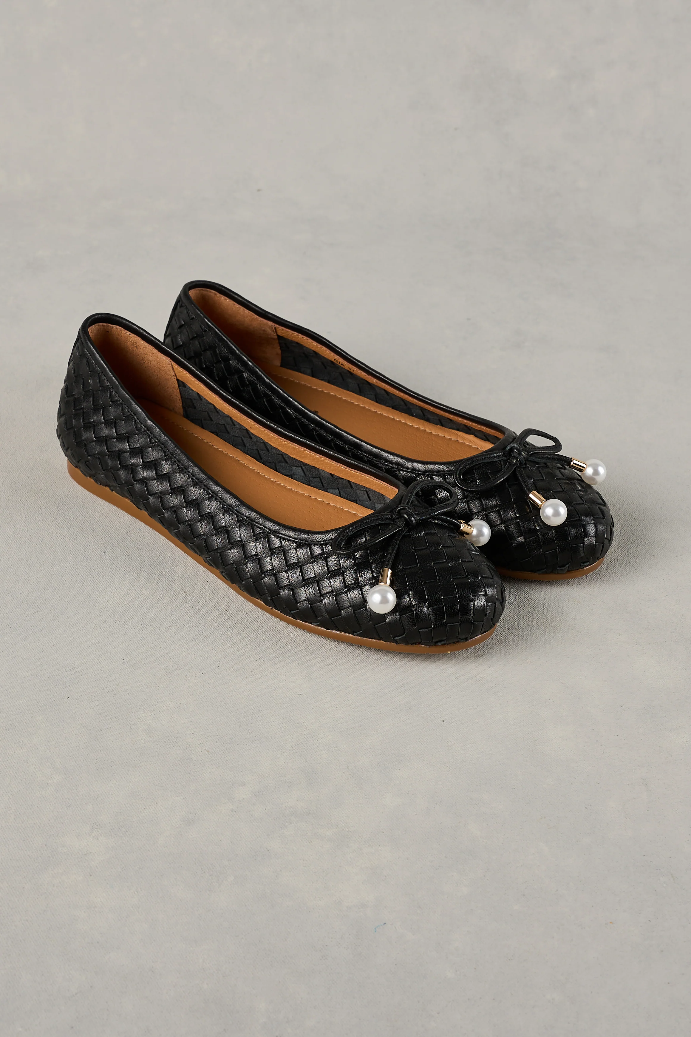 Gia Woven Ballet - Black - Skullriy