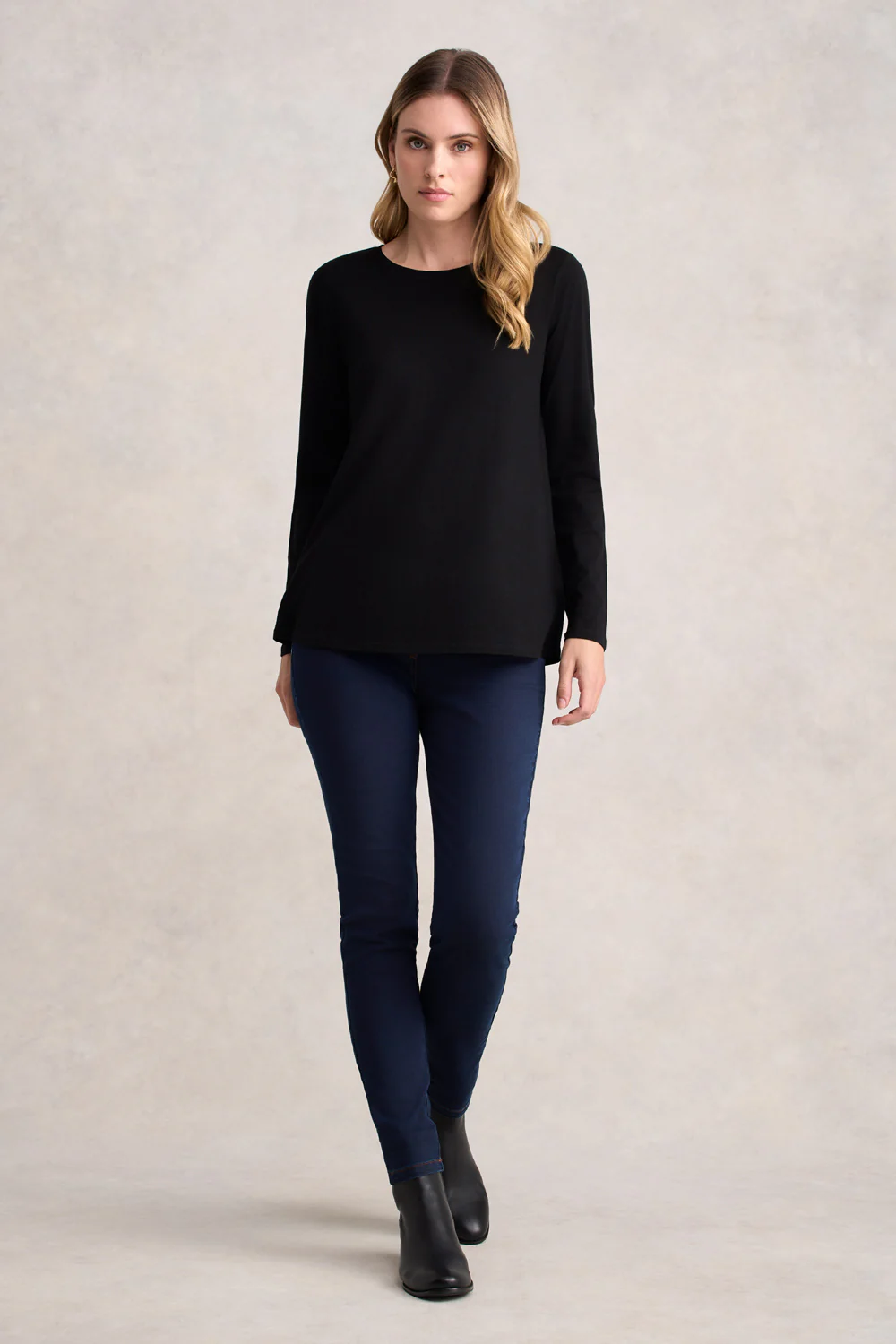 Wool Jersey Tee - Black - Skullriy