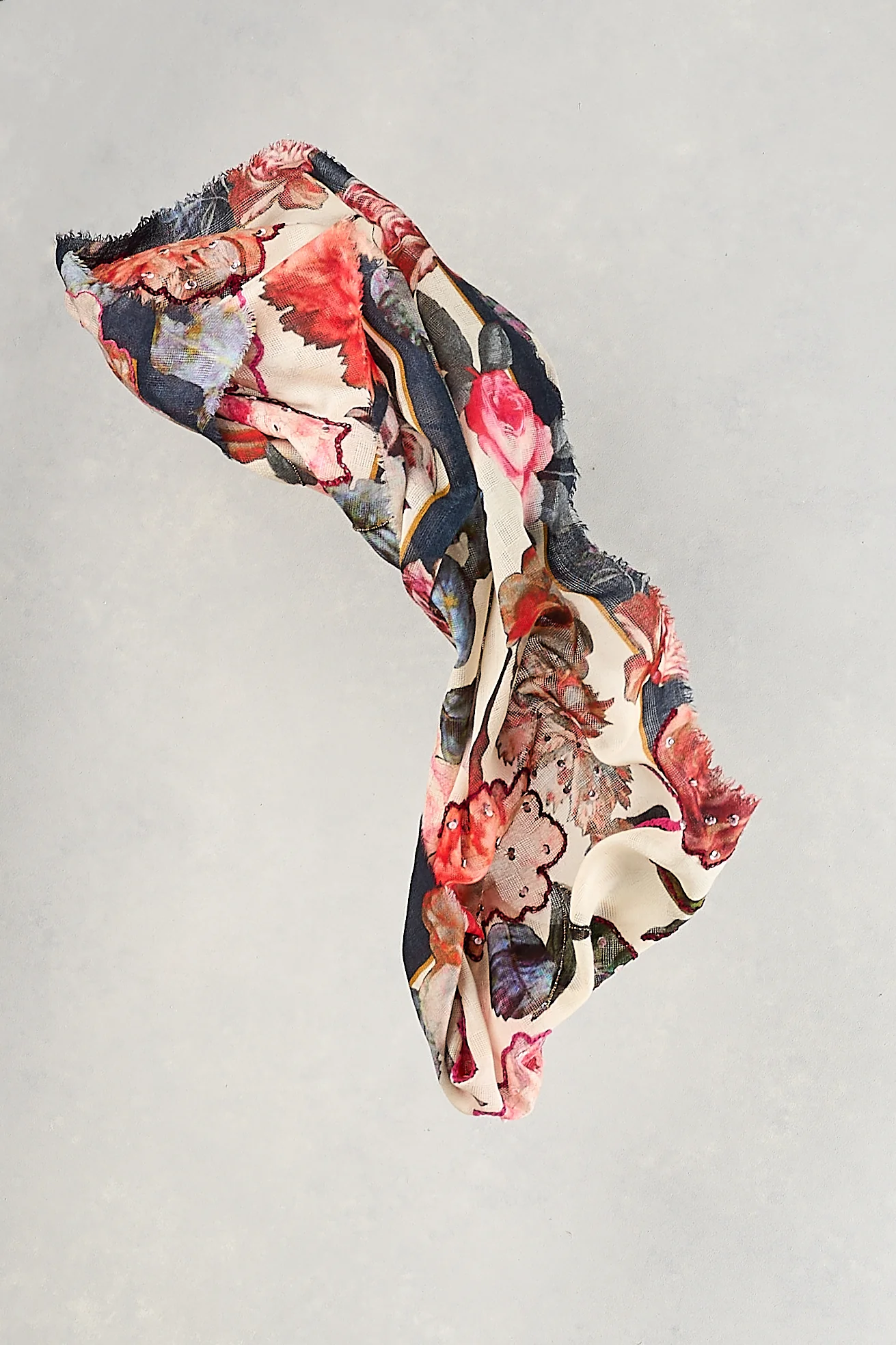 Bold Winter Bloom Scarf - Multicolour - Skullriy