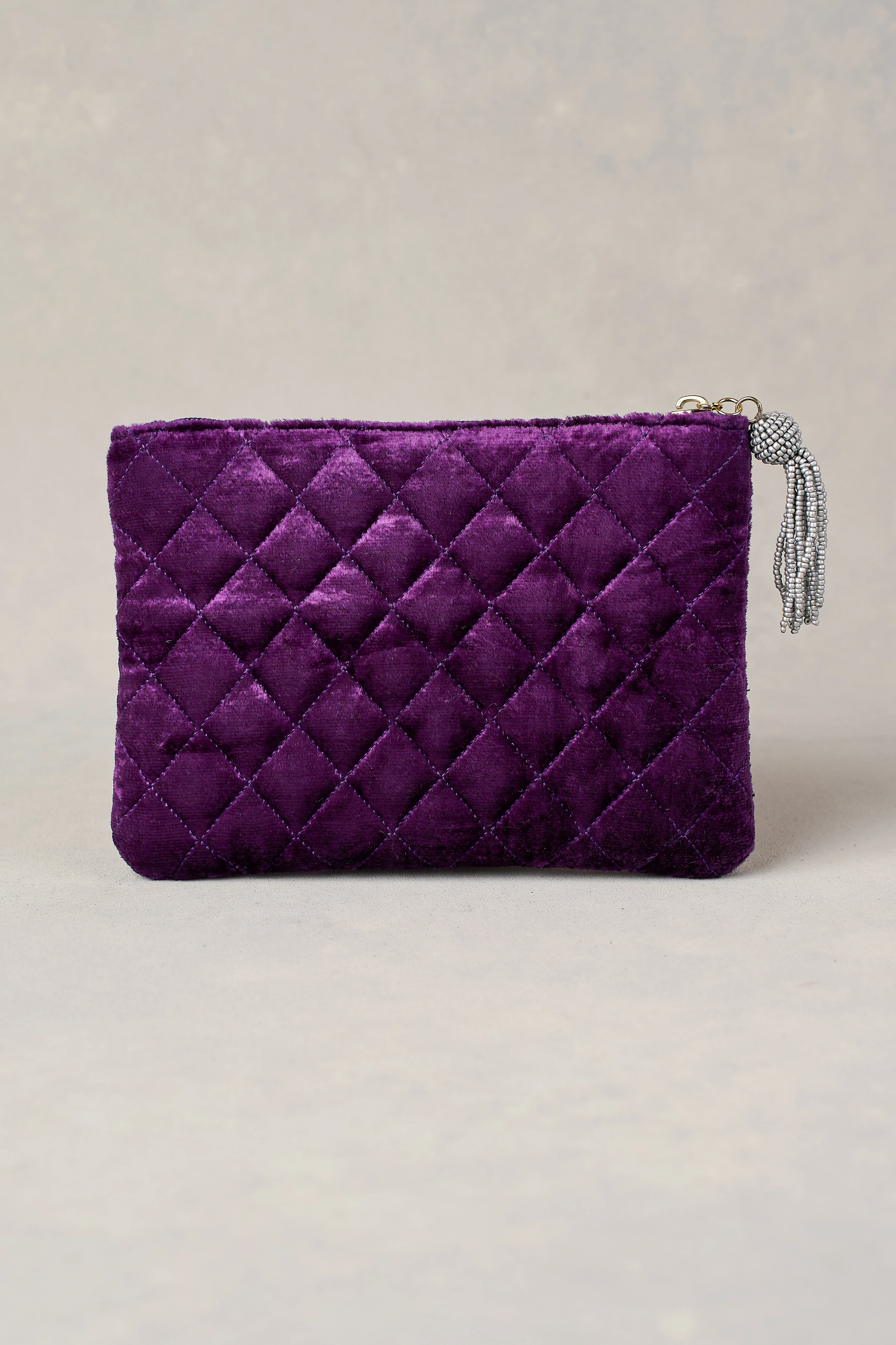 S Monogram Cosmetic Bag - Purple - Skullriy