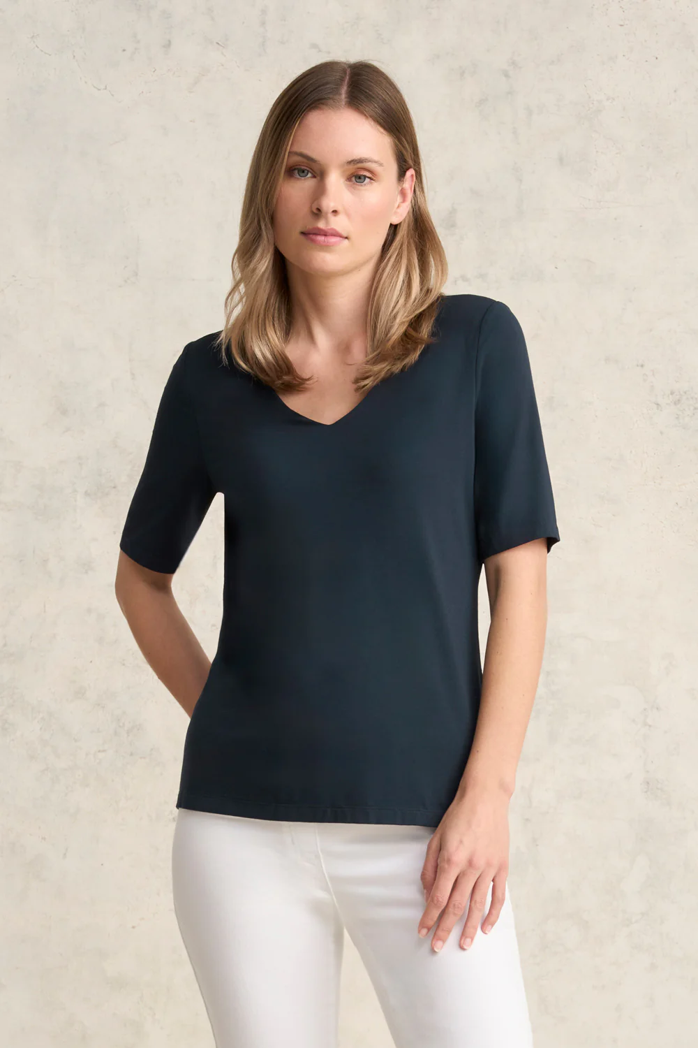 V-Neck Tee - Ink - Skullriy