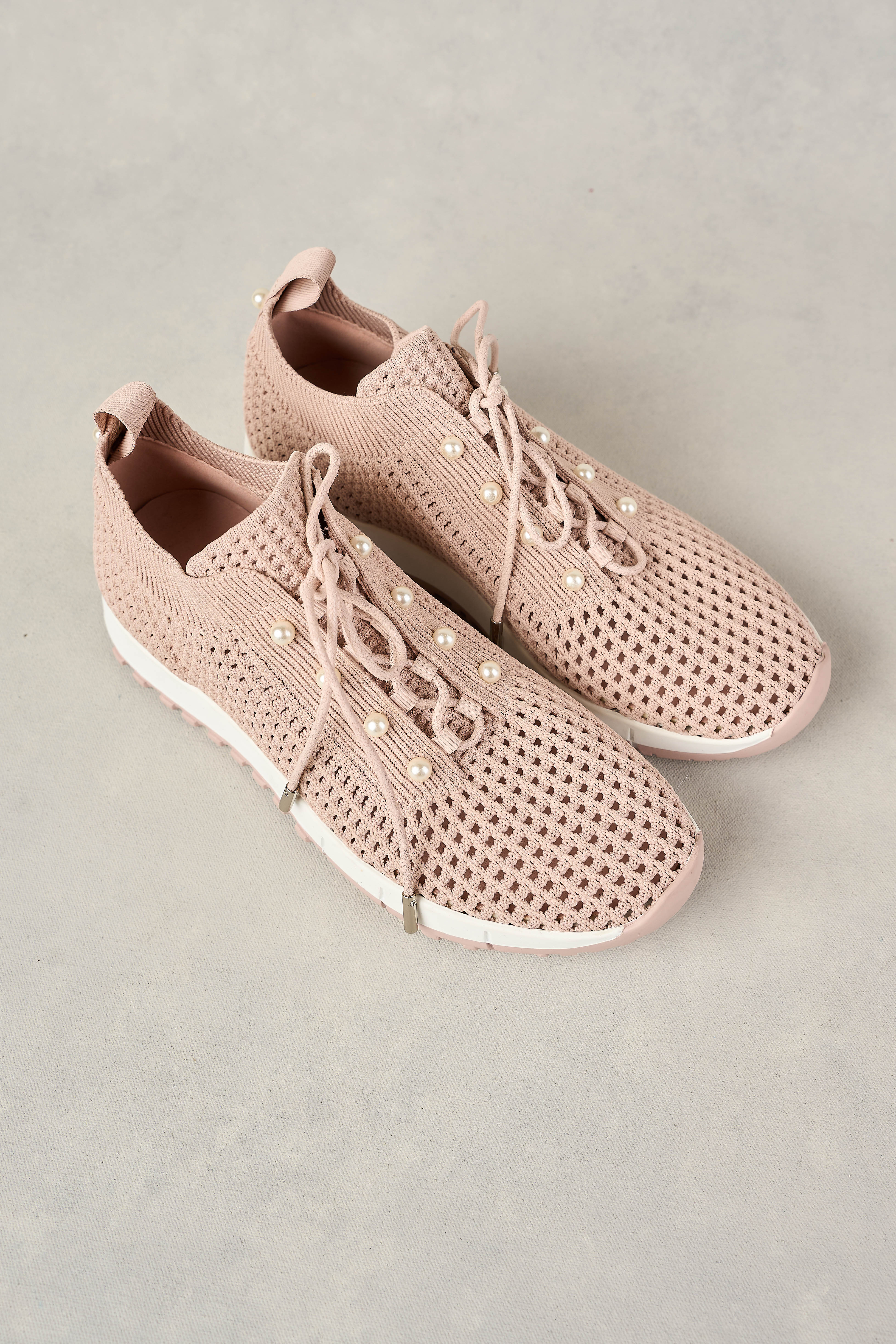 Perla Knit Sneaker - Dusty Pink - Skullriy