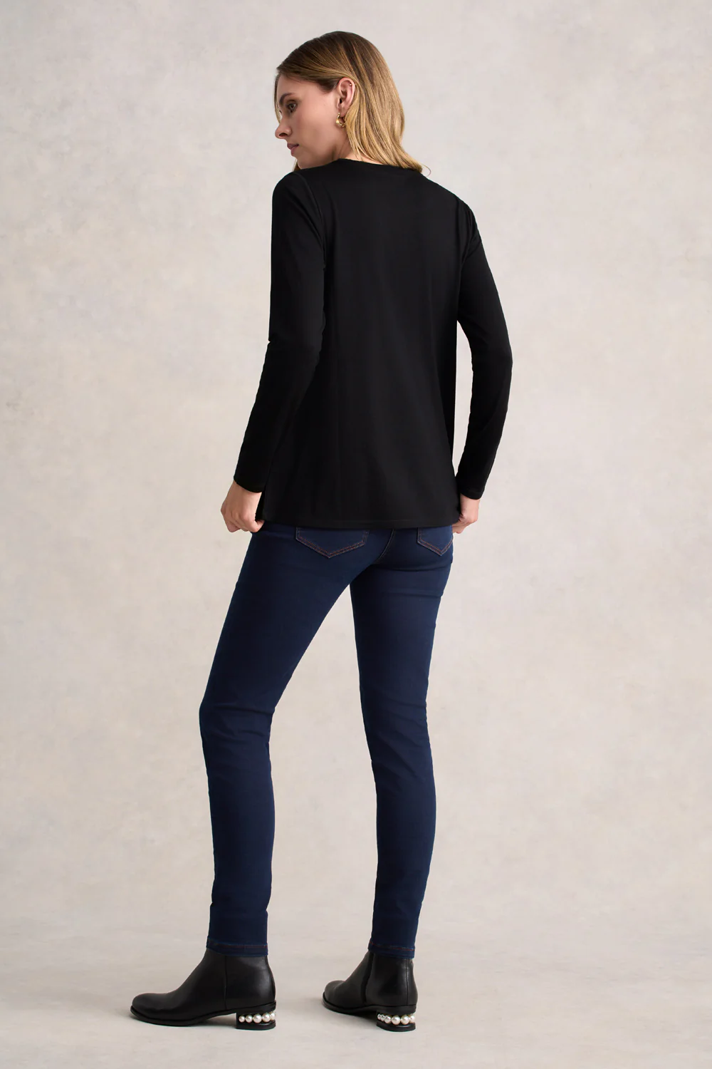 Wool Jersey Tee - Black - Skullriy