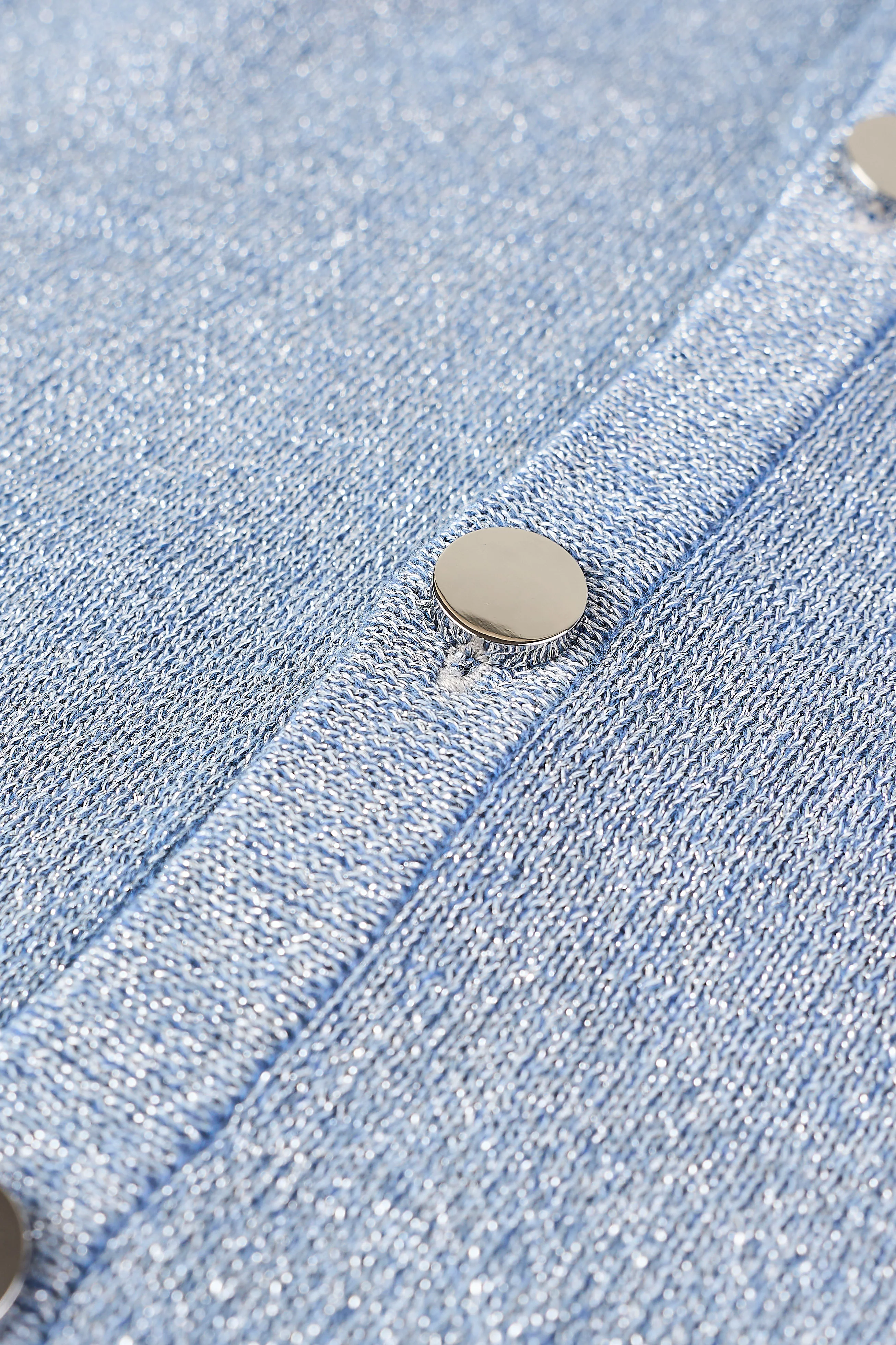 Silver Blue Merino Poncho - Blue Multi - Skullriy