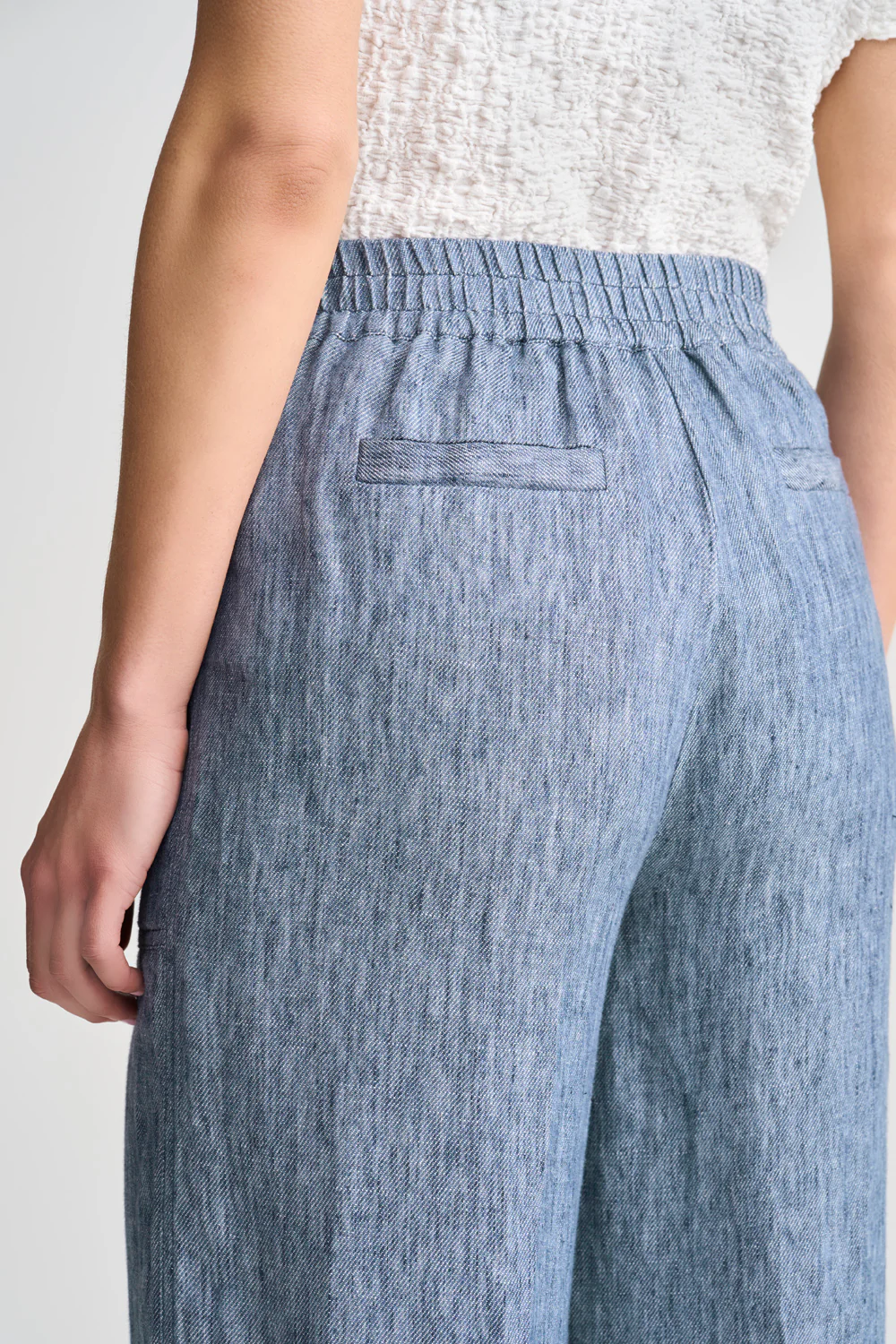 Twill Hemp Linen Pant - Indigo Twill - Skullriy