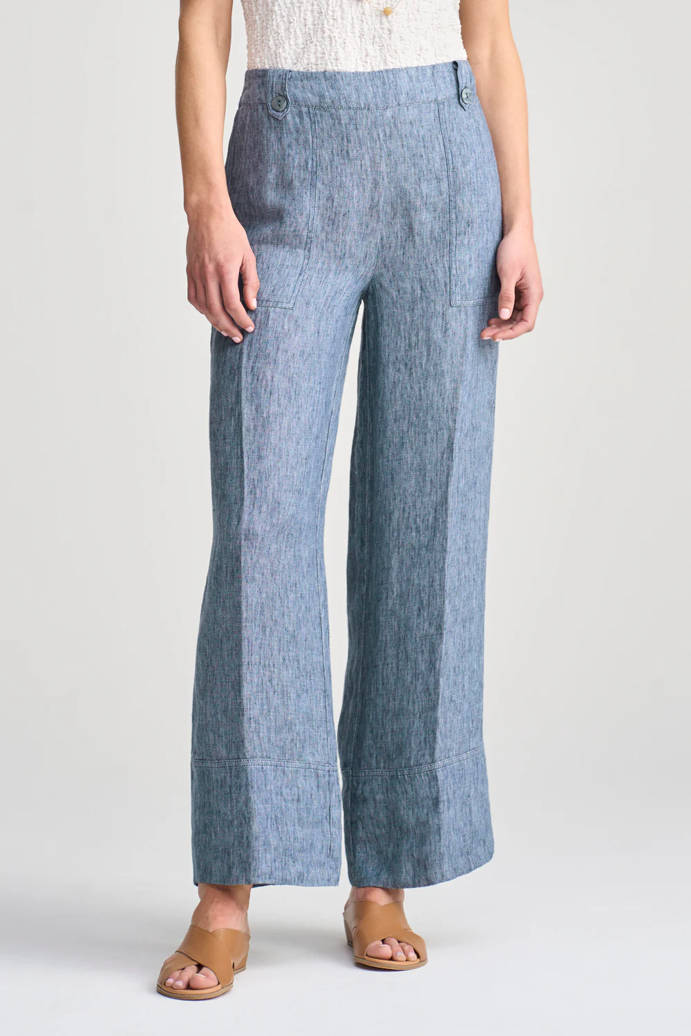 Twill Hemp Linen Pant - Indigo Twill - Skullriy