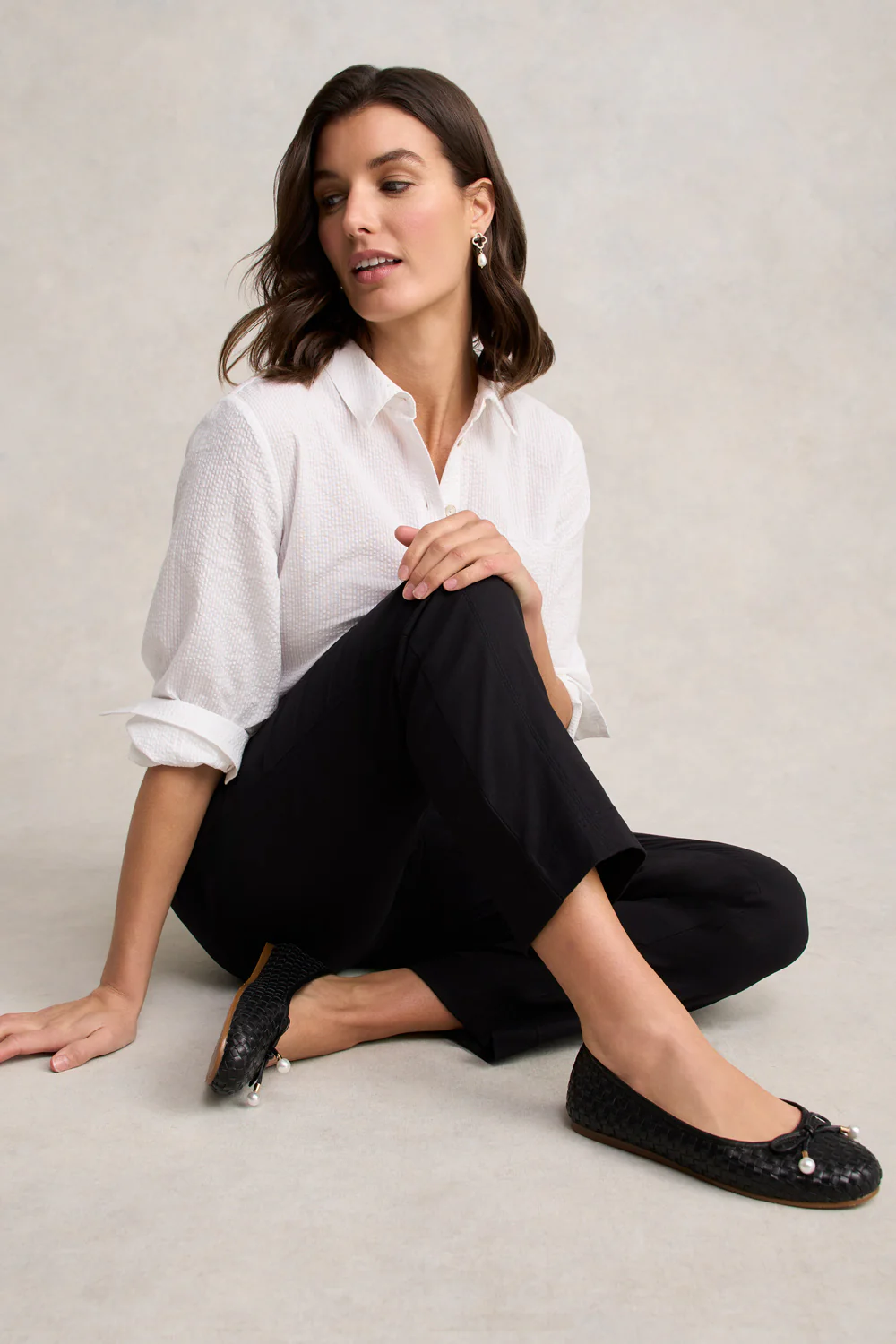 Gia Woven Ballet - Black - Skullriy