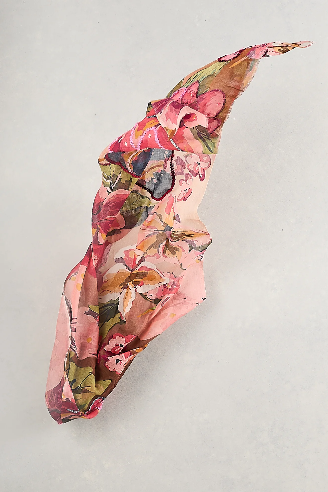 Embellished Garden Scarf  C Multicolour - Skullriy