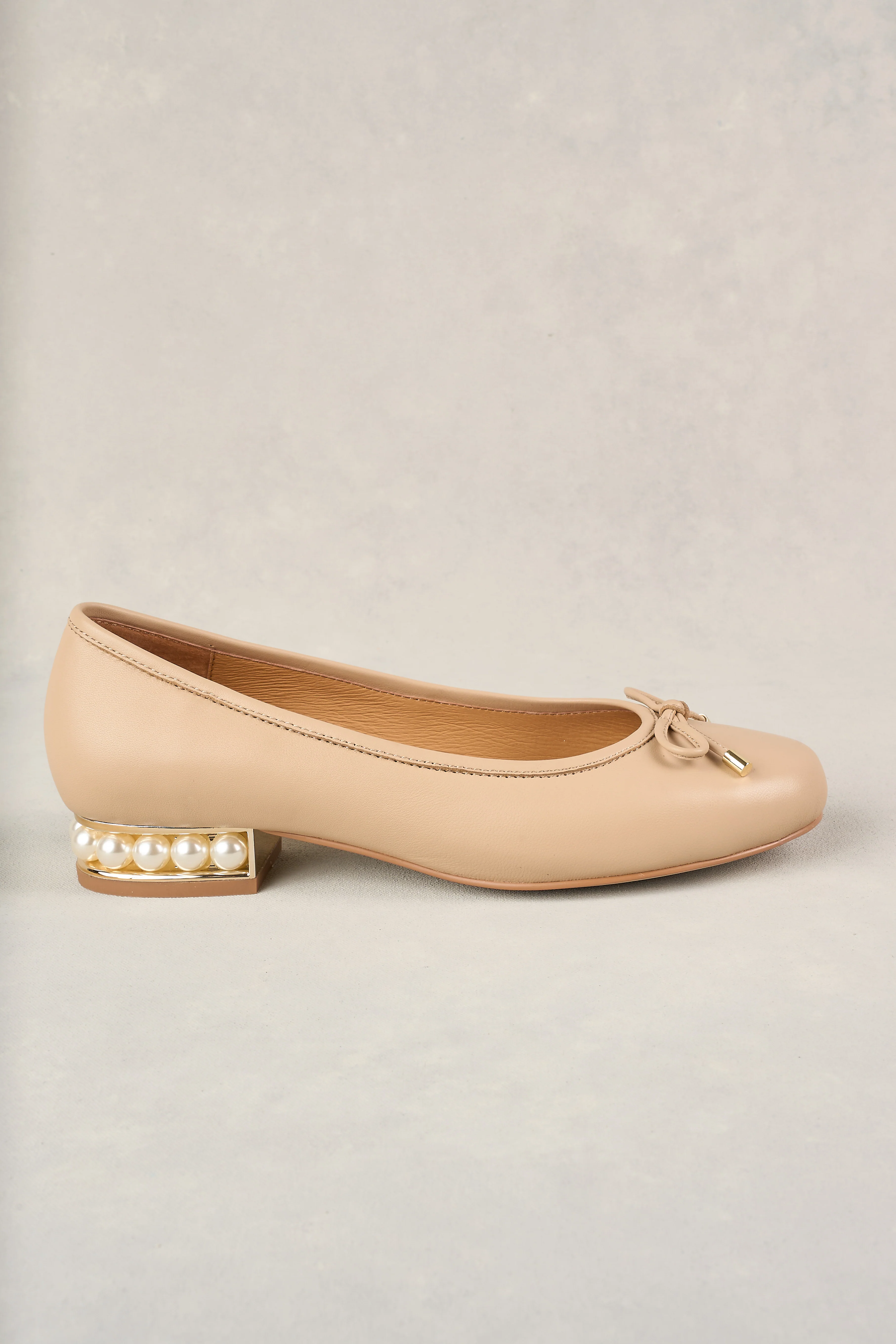 Jolie Pearl Ballet Flat - Nude - Skullriy