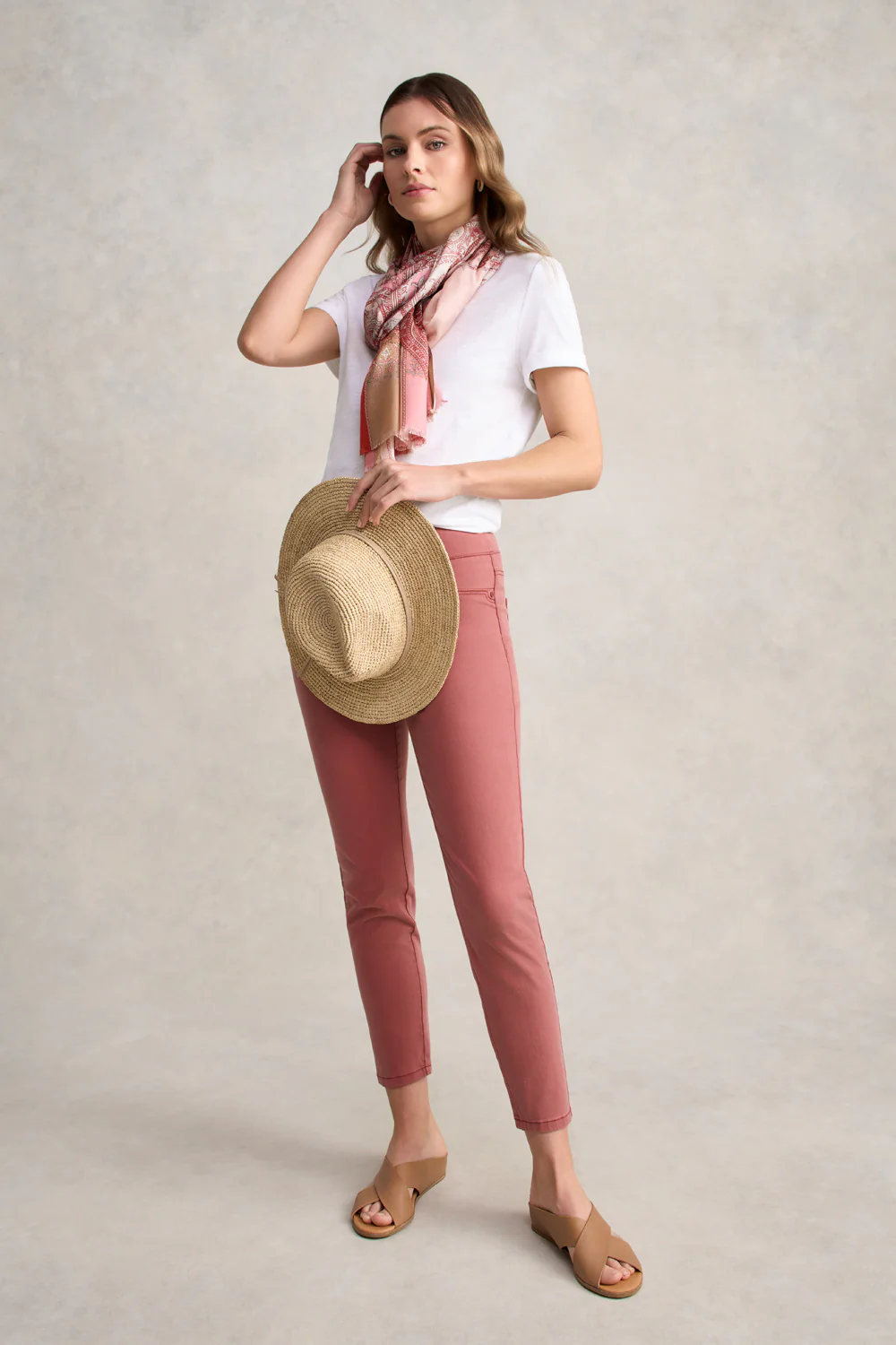 Bengajean  7/8th Skinny Leg  C Rosewood - Skullriy