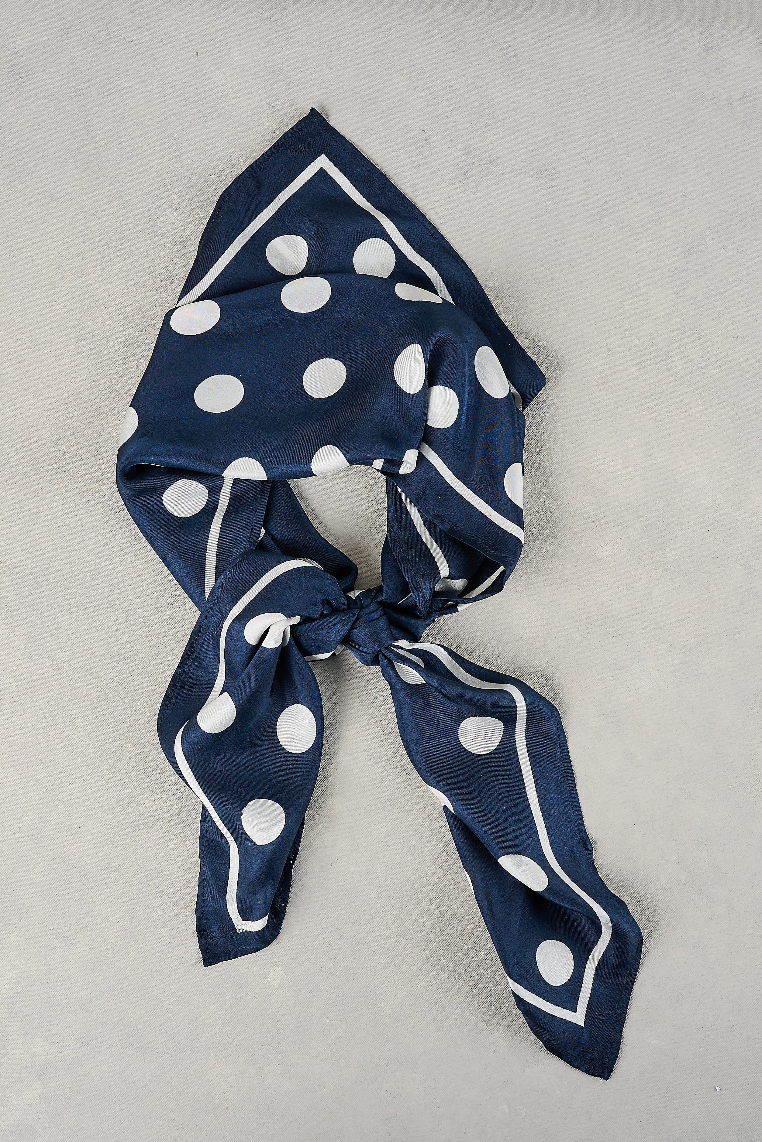 Polka Dot Square Scarf - Skullriy