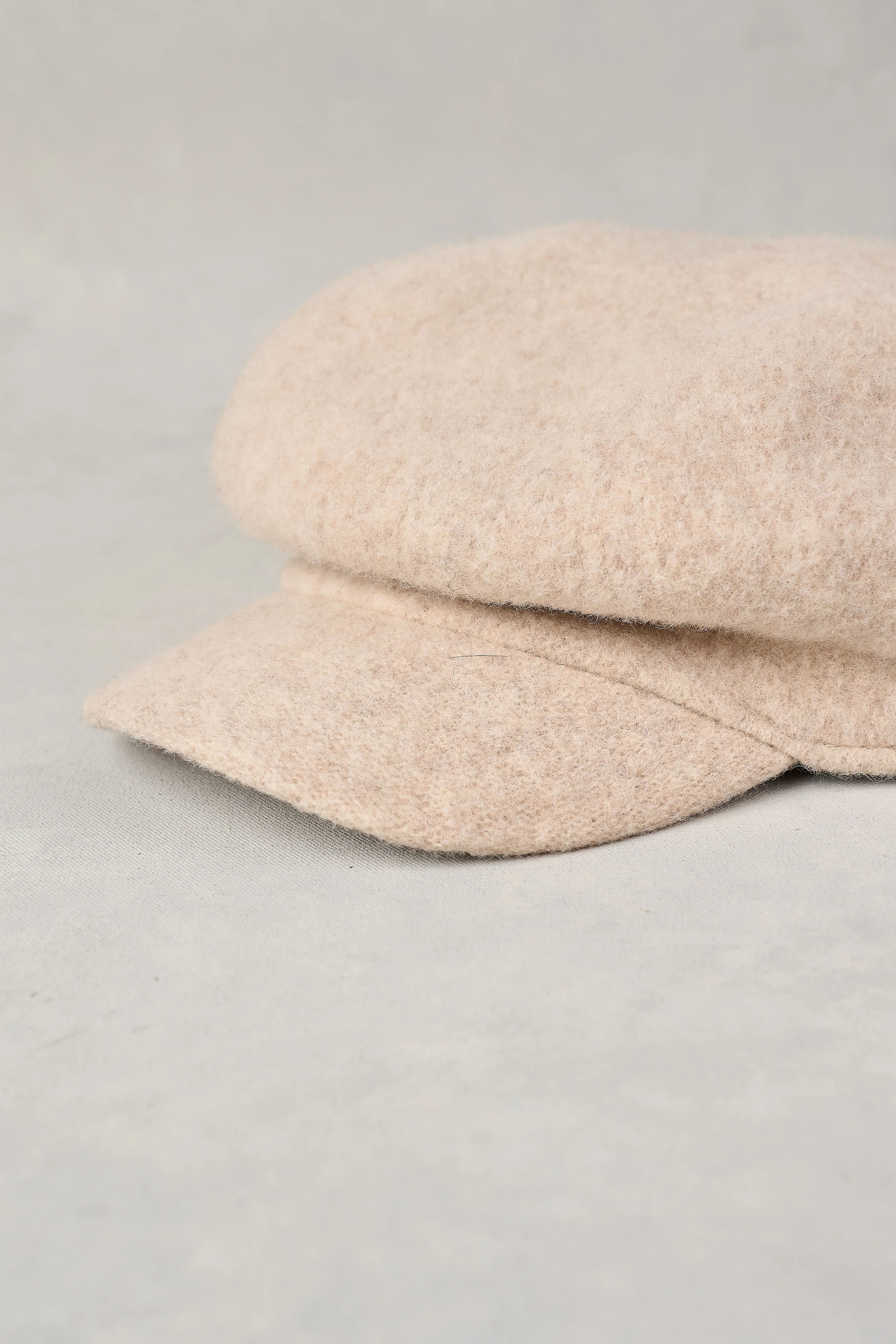 Wool Bakerboy Hat - Neutral - Skullriy