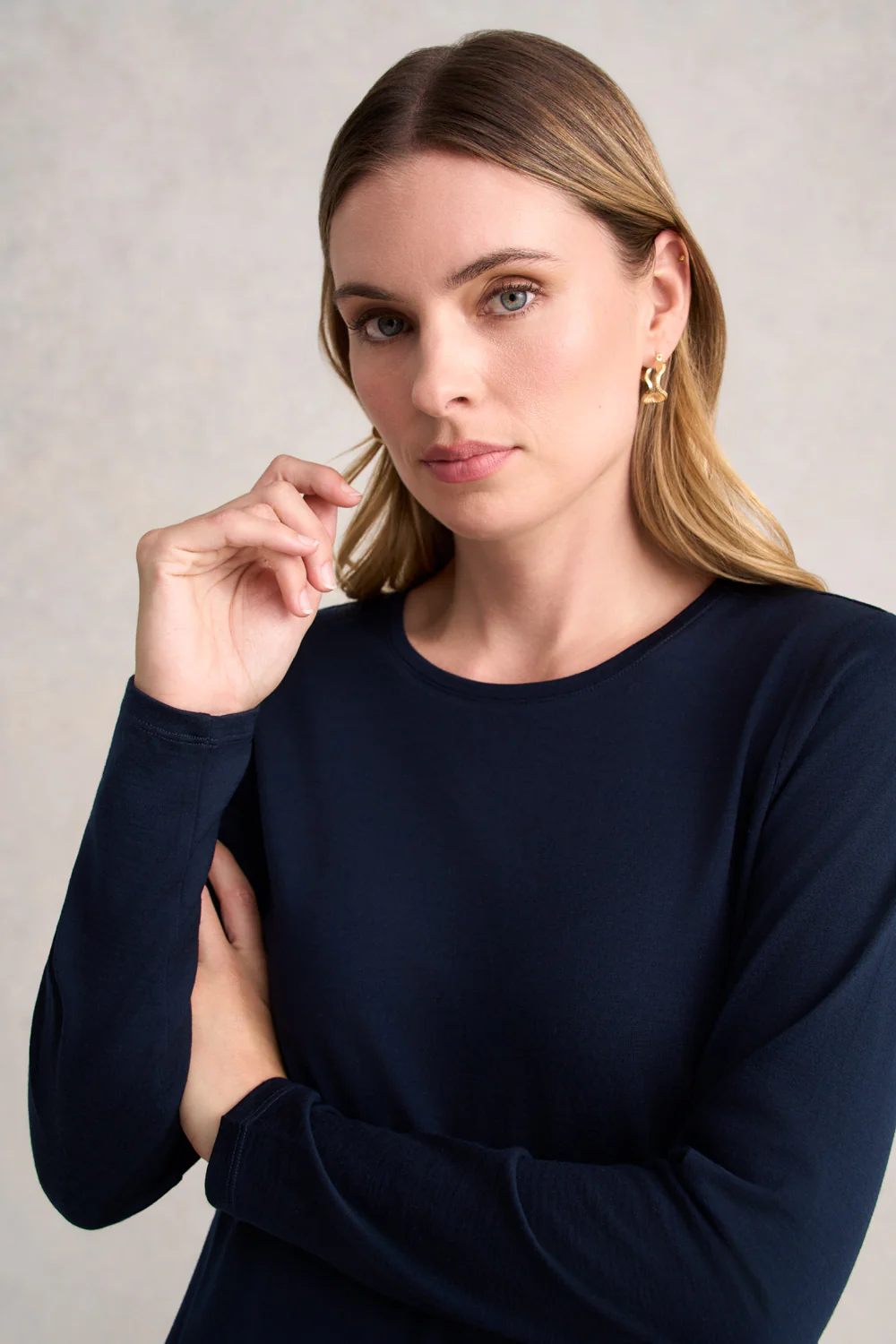 Wool Jersey Tee - Ink - Skullriy