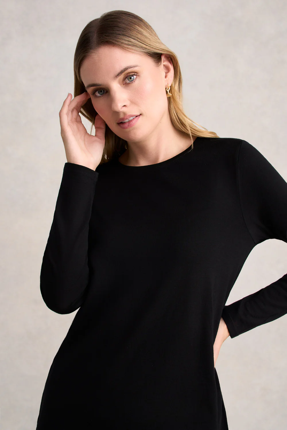 Wool Jersey Tee - Black - Skullriy