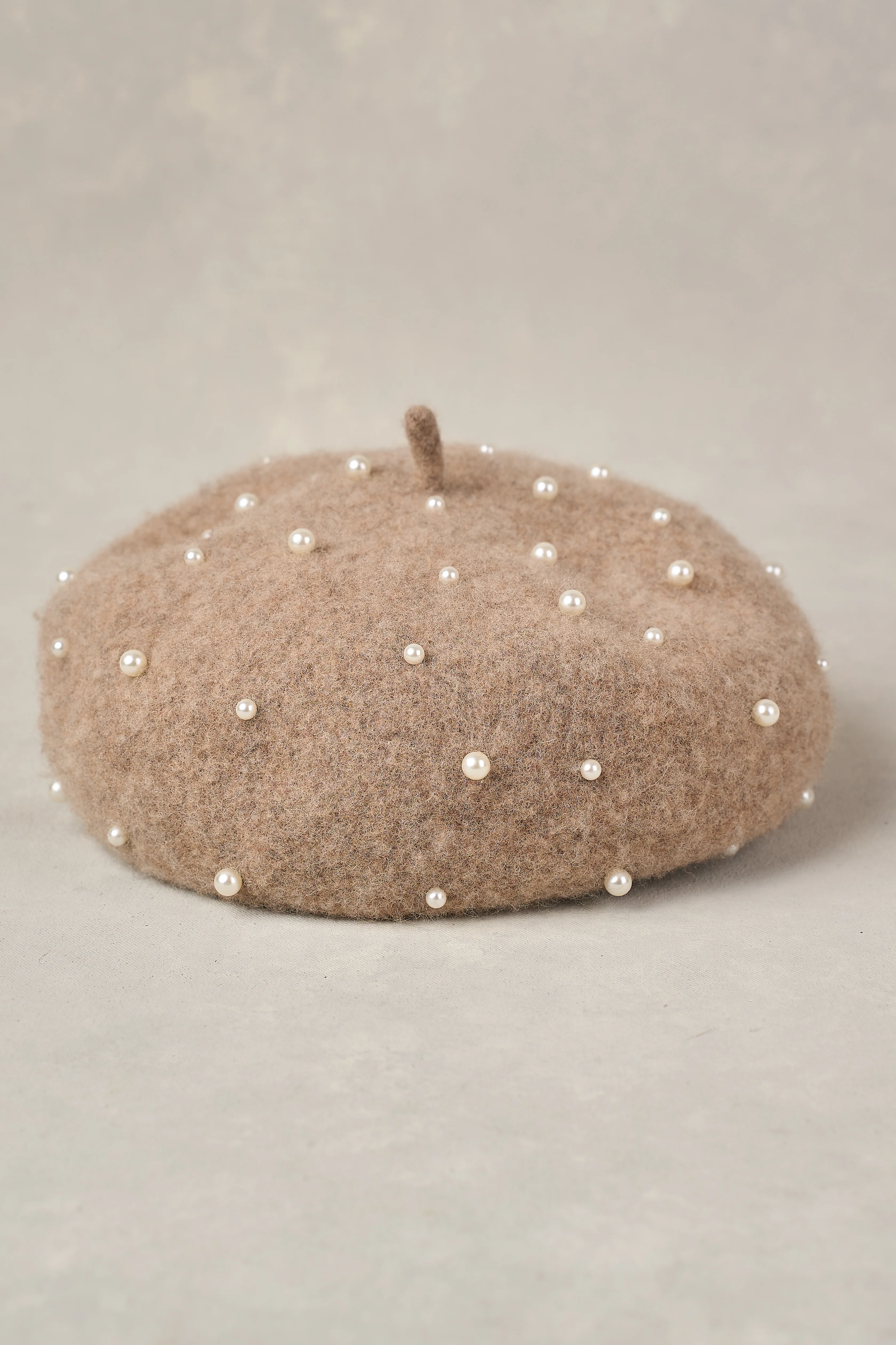 Pearl Beret - Taupe Marle - Skullriy