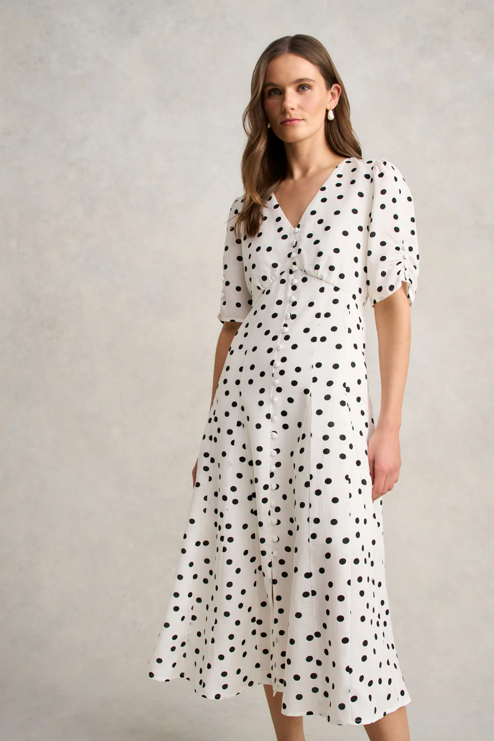 Spot Panel Dress  C Spot Print - Skullriy
