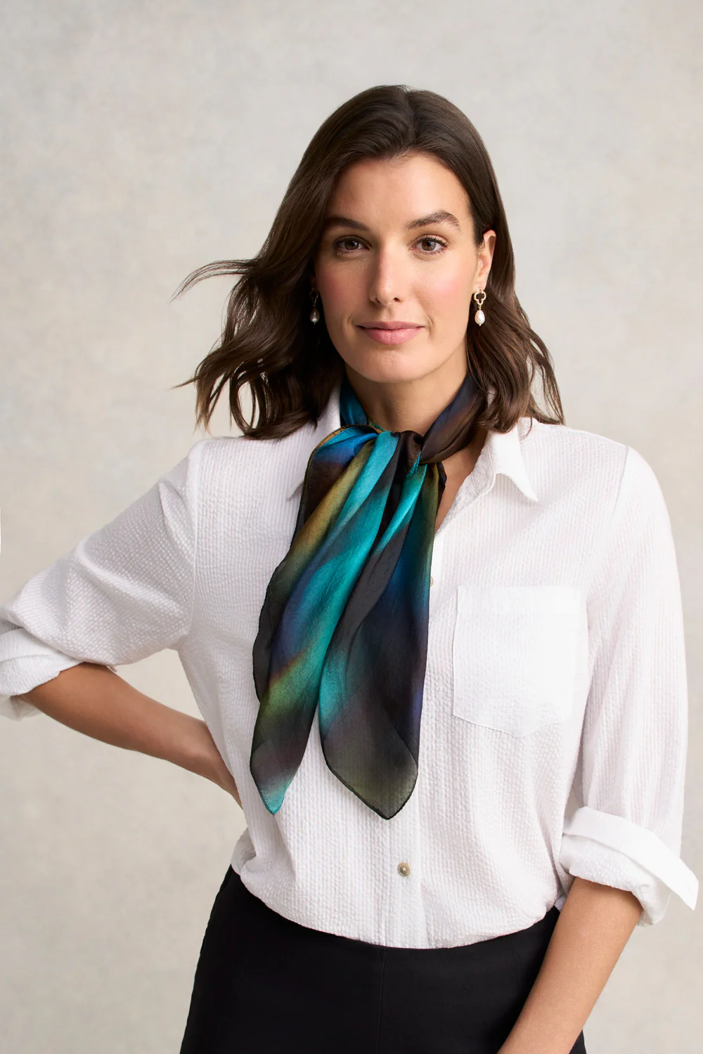 Luimere Silk Scarf - Multicolour - Skullriy