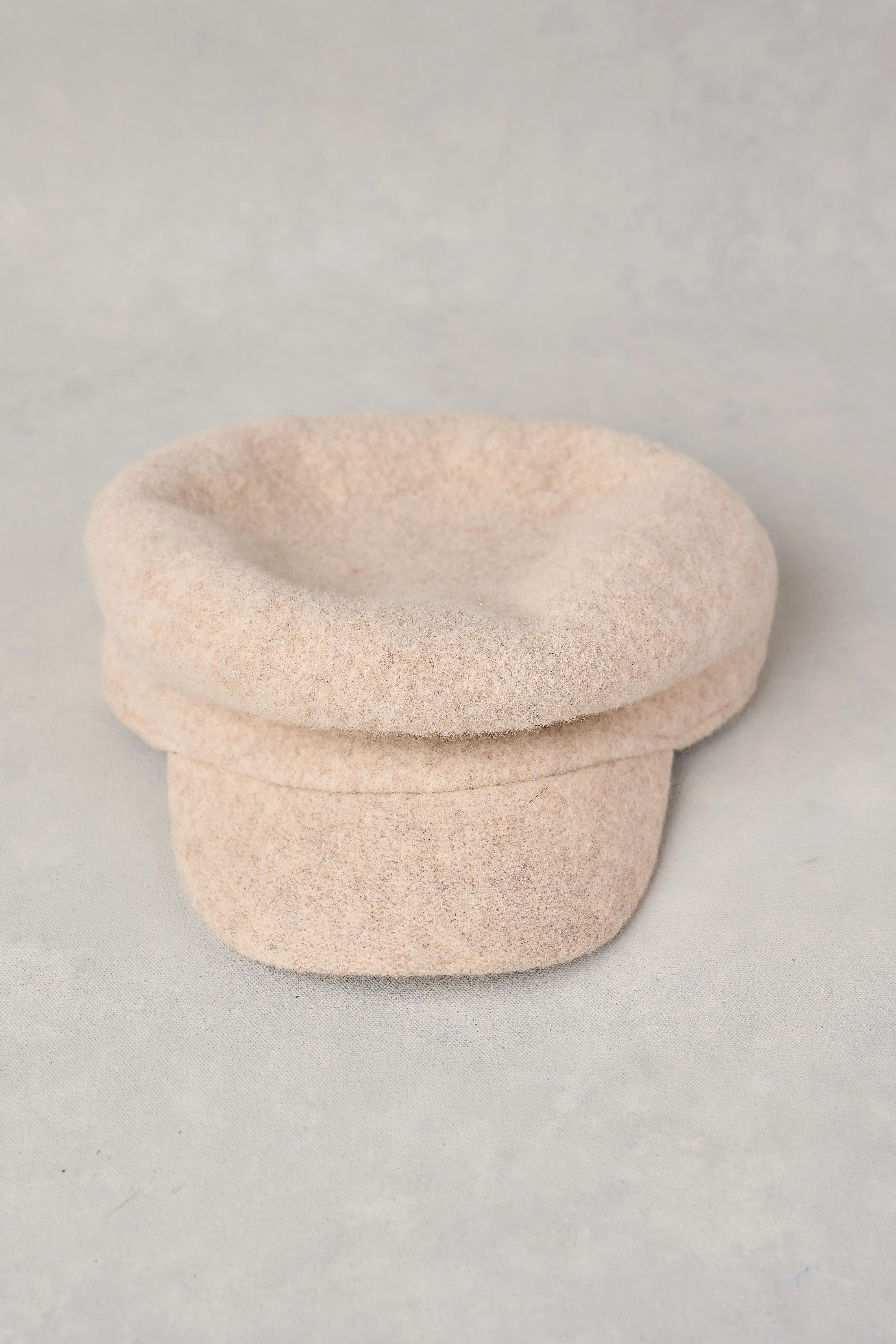 Wool Bakerboy Hat - Neutral - Skullriy