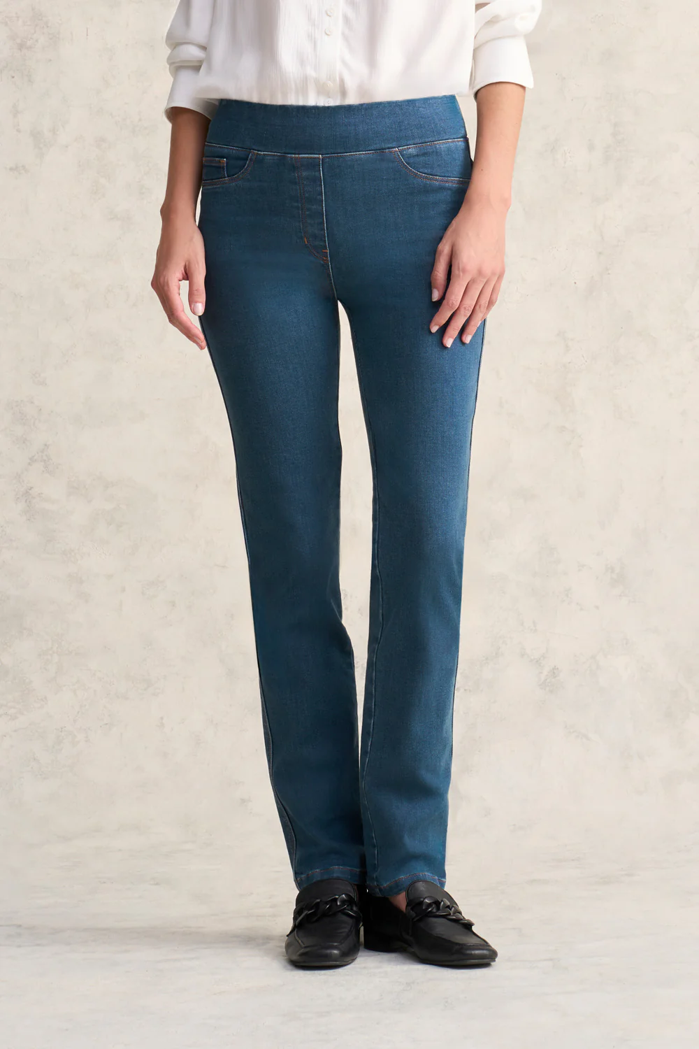 Bengajean  Straight Cashmere Feel - Denim Wash - Skullriy