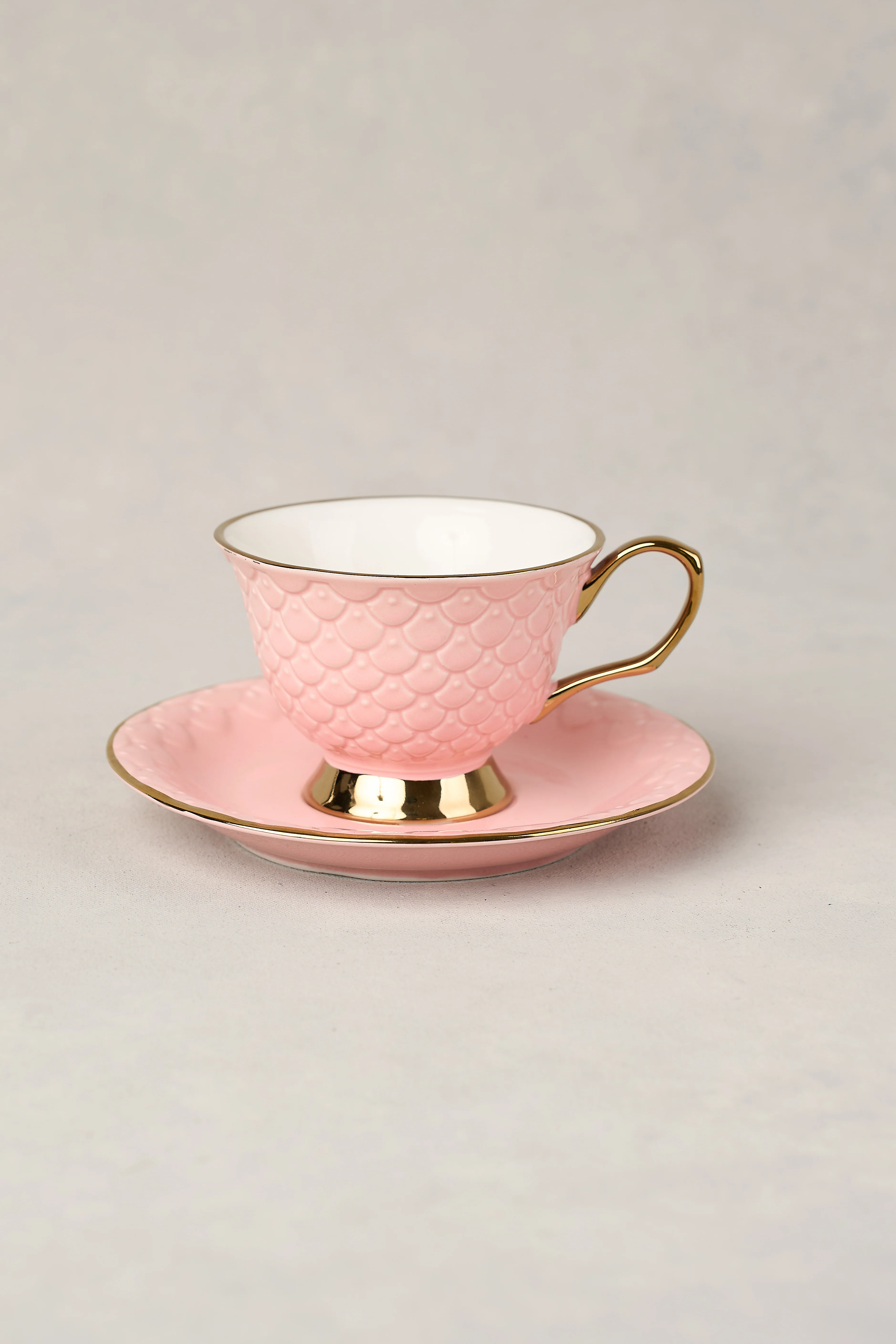 Ripple Blush Cup & Saucer - Skullriy