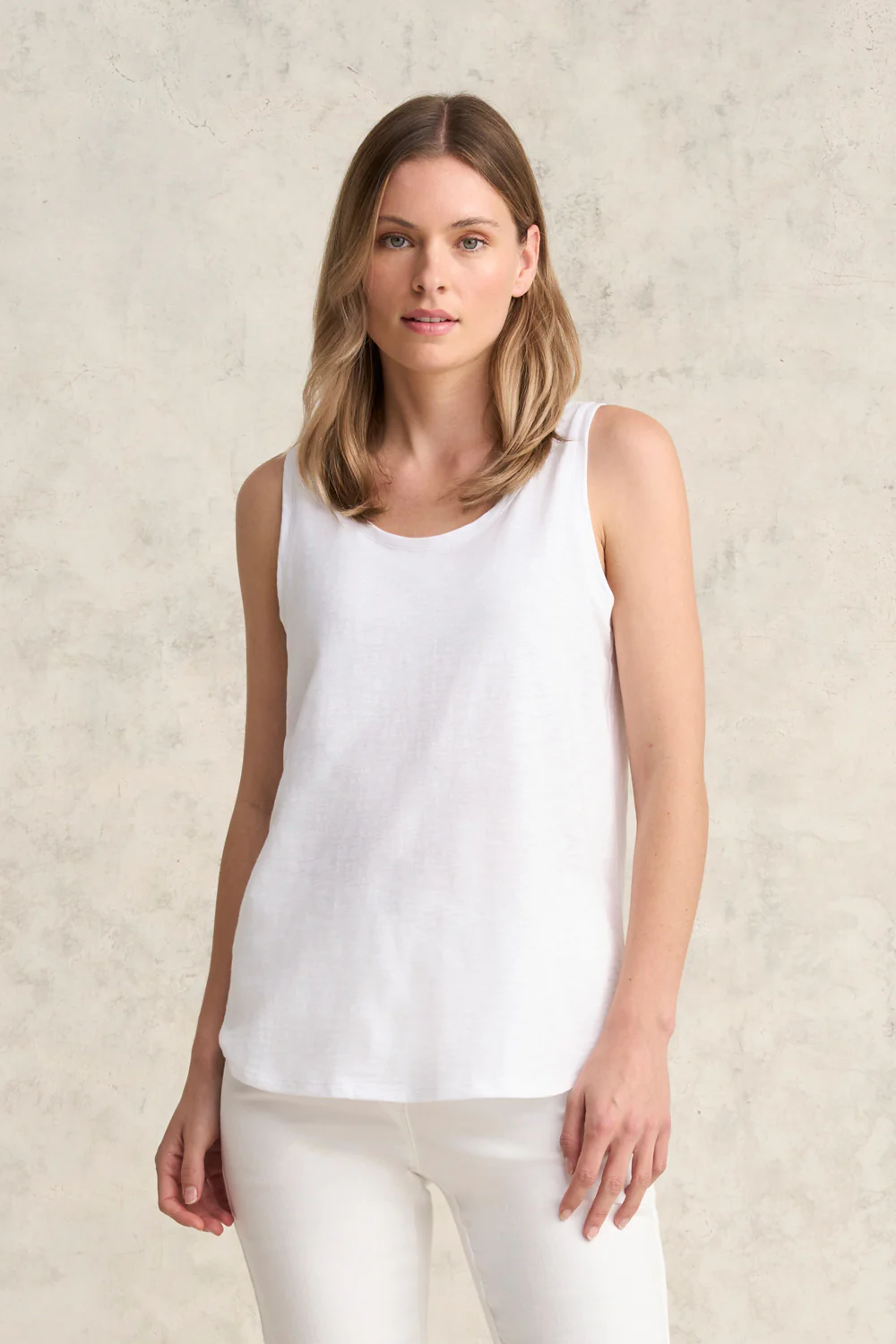 Organic Cotton Tank - White - Skullriy