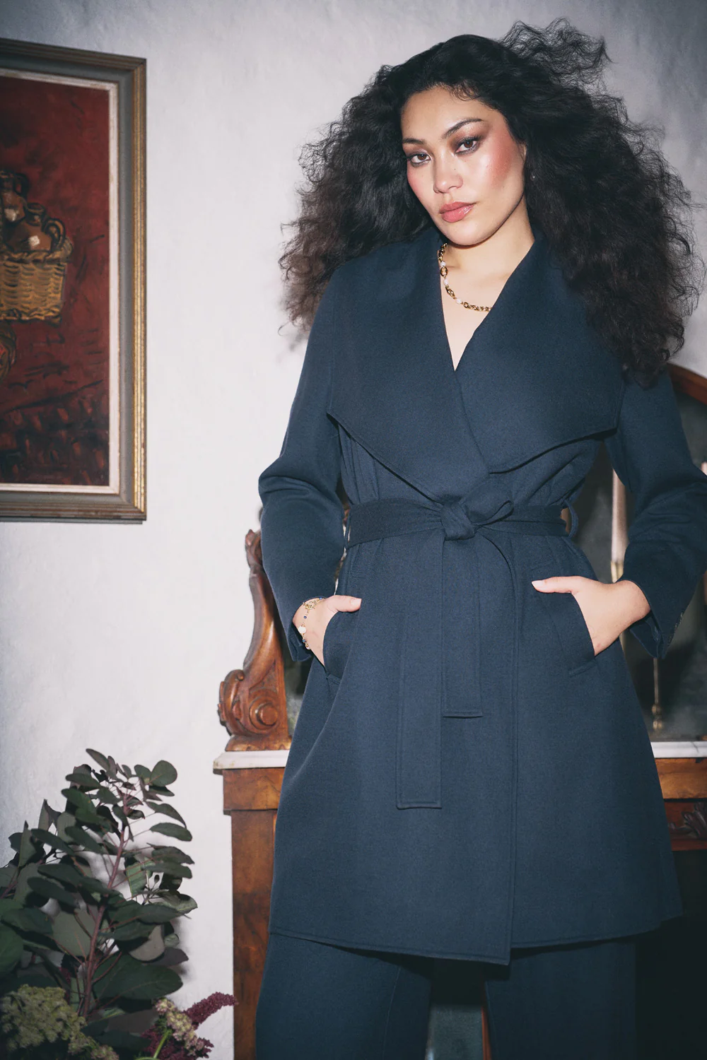 Wool Coatigan - Steel Grey - Skullriy