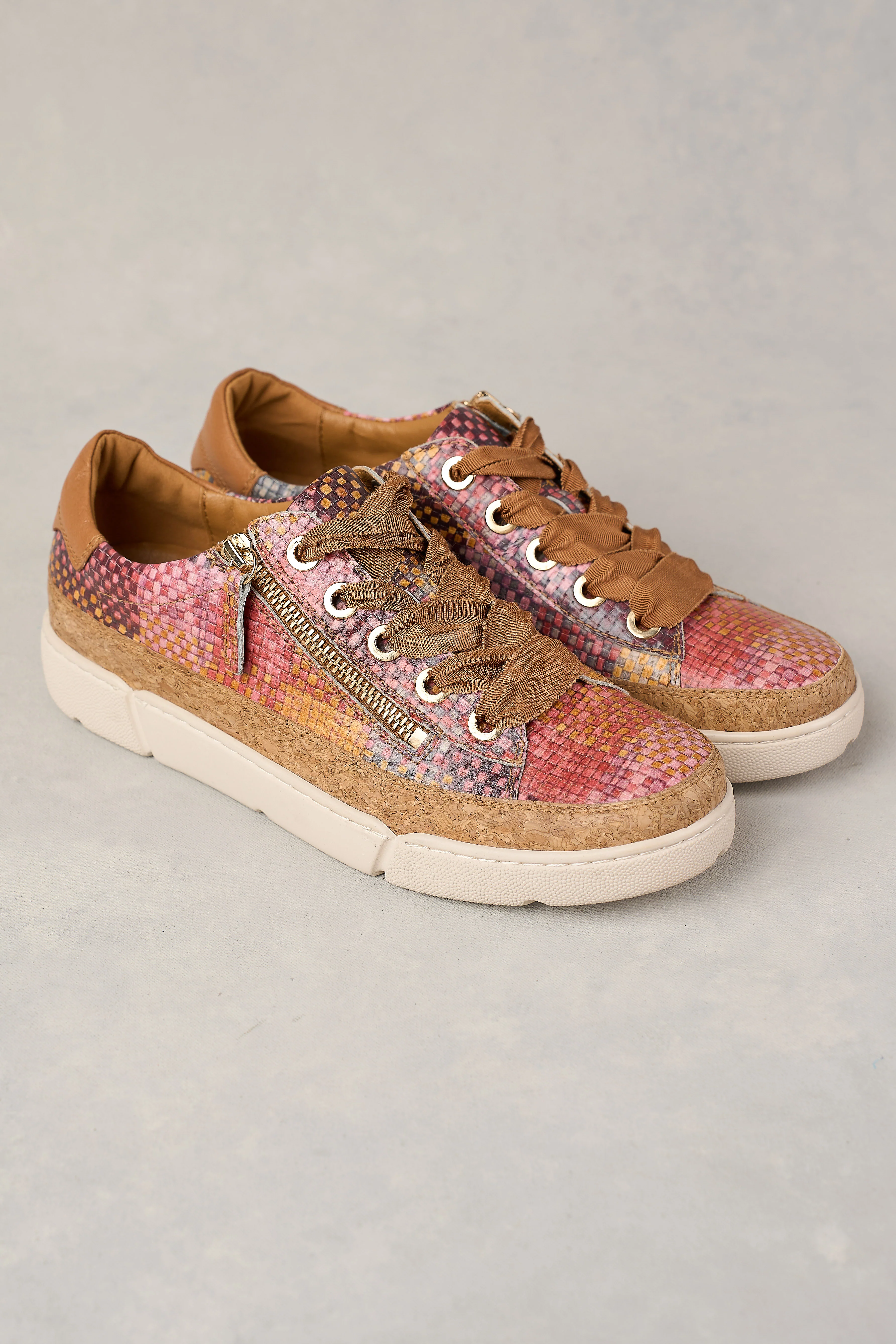 Talina Textured Sneaker - Multi - Skullriy