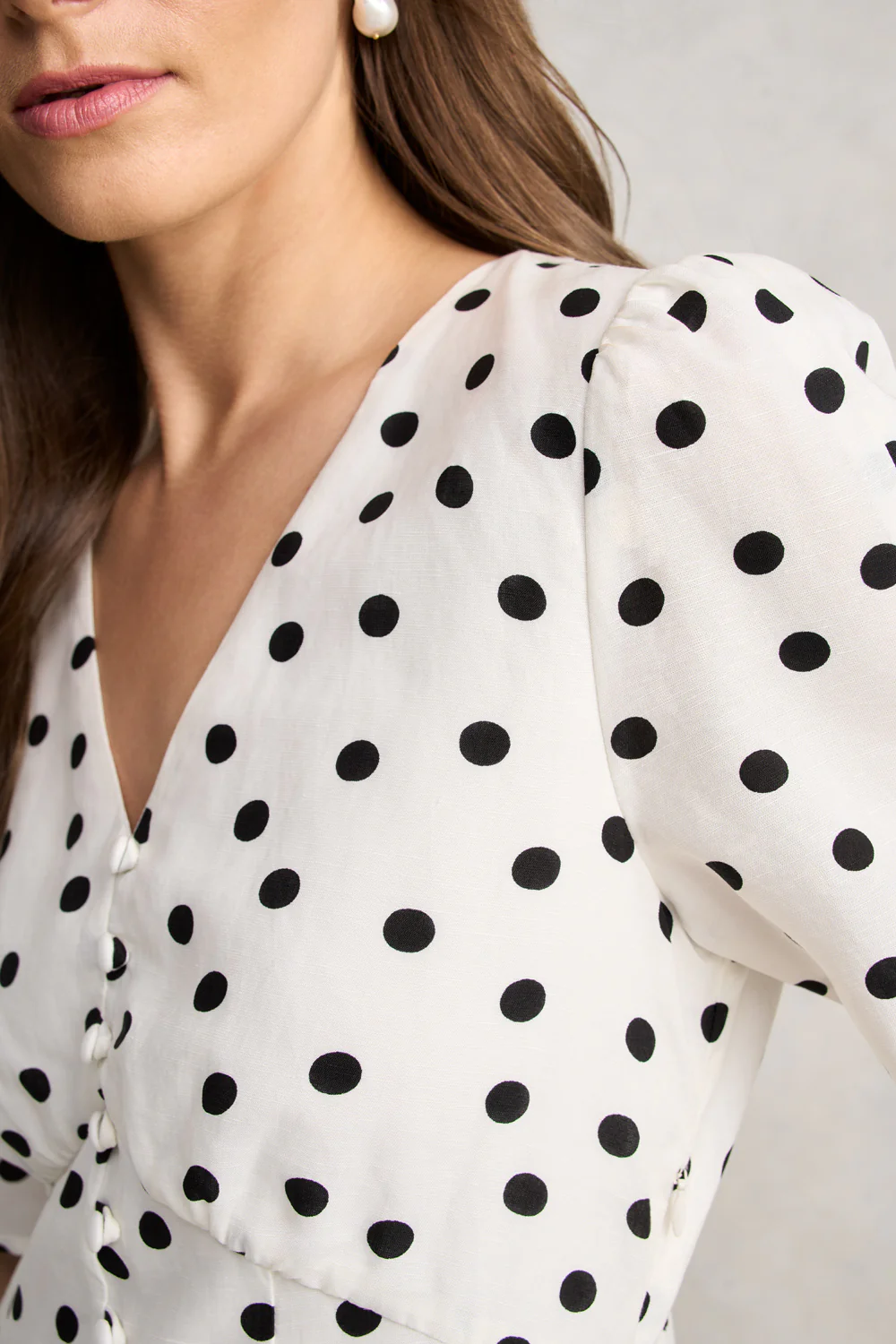 Spot Panel Dress  C Spot Print - Skullriy