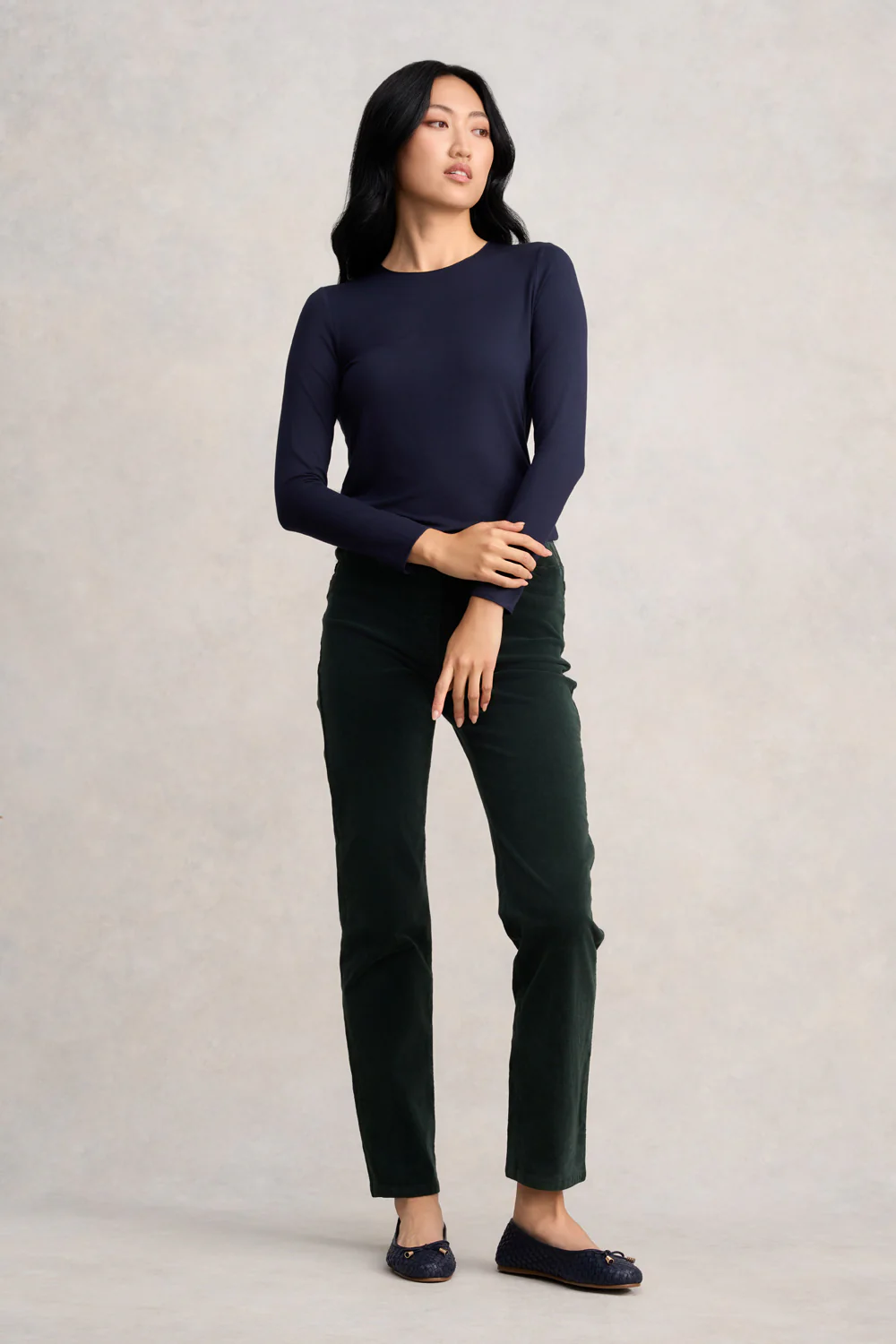 Bengajean  Cord Straight Leg - Forest Green - Skullriy