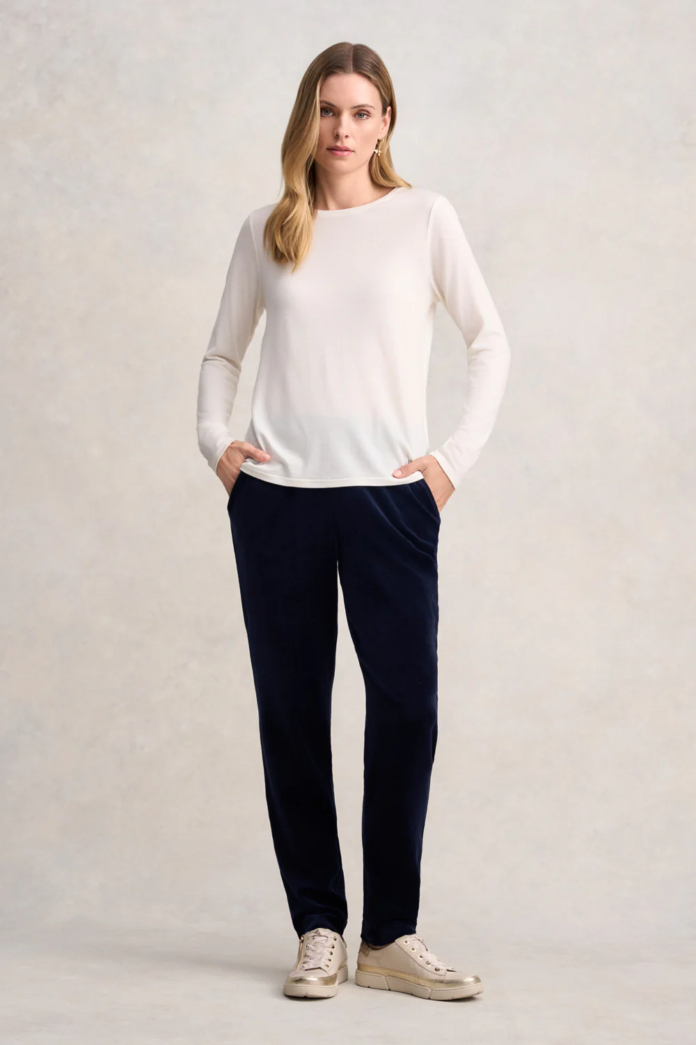 Wool Jersey Tee - Cream - Skullriy