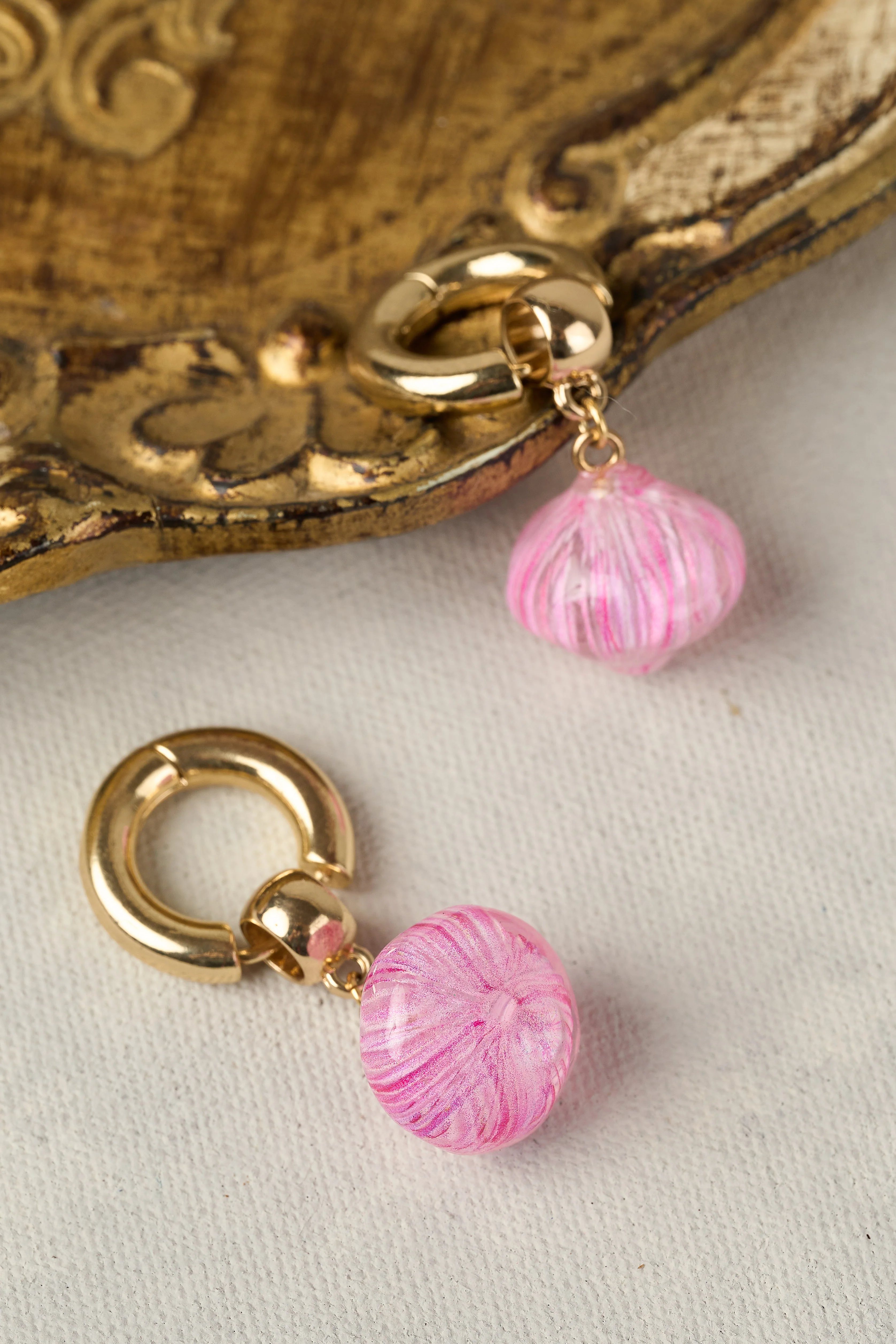 Gold Murano Glass Earrings - Skullriy