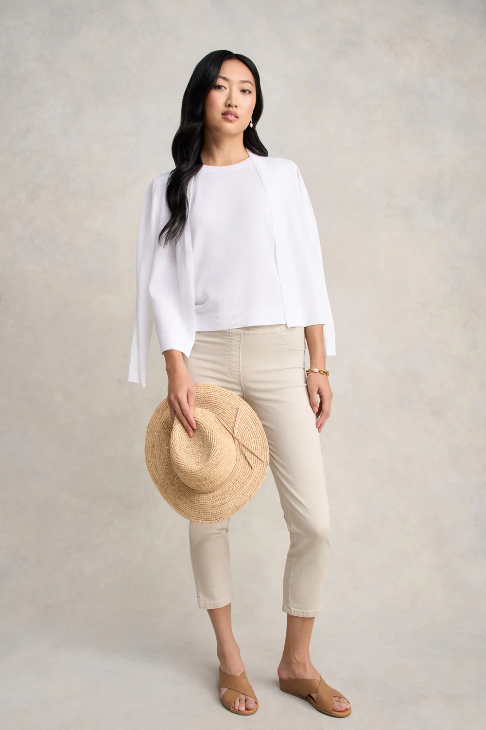 Essential Knit Tank - White - Skullriy