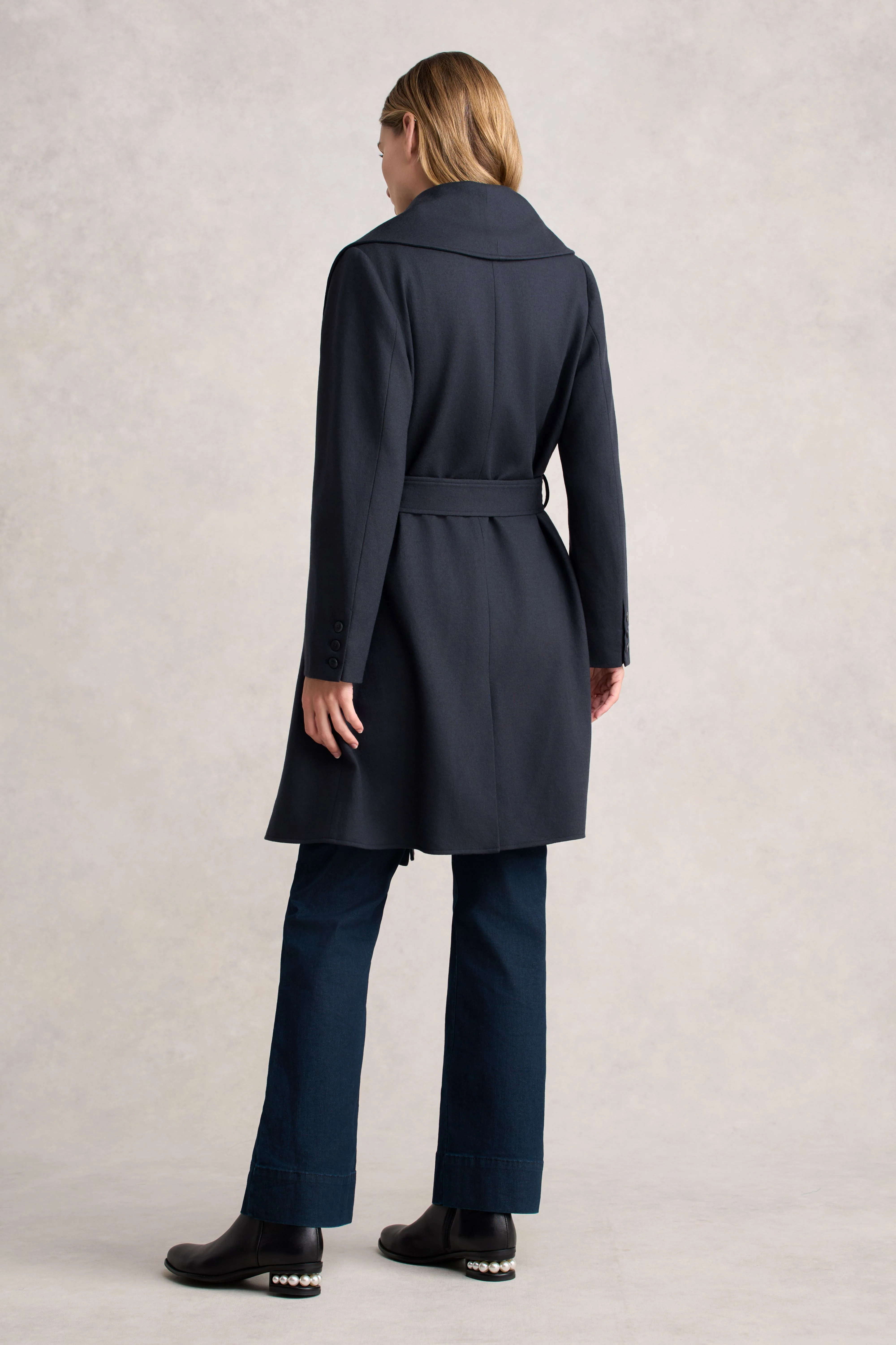 Wool Coatigan - Steel Grey - Skullriy