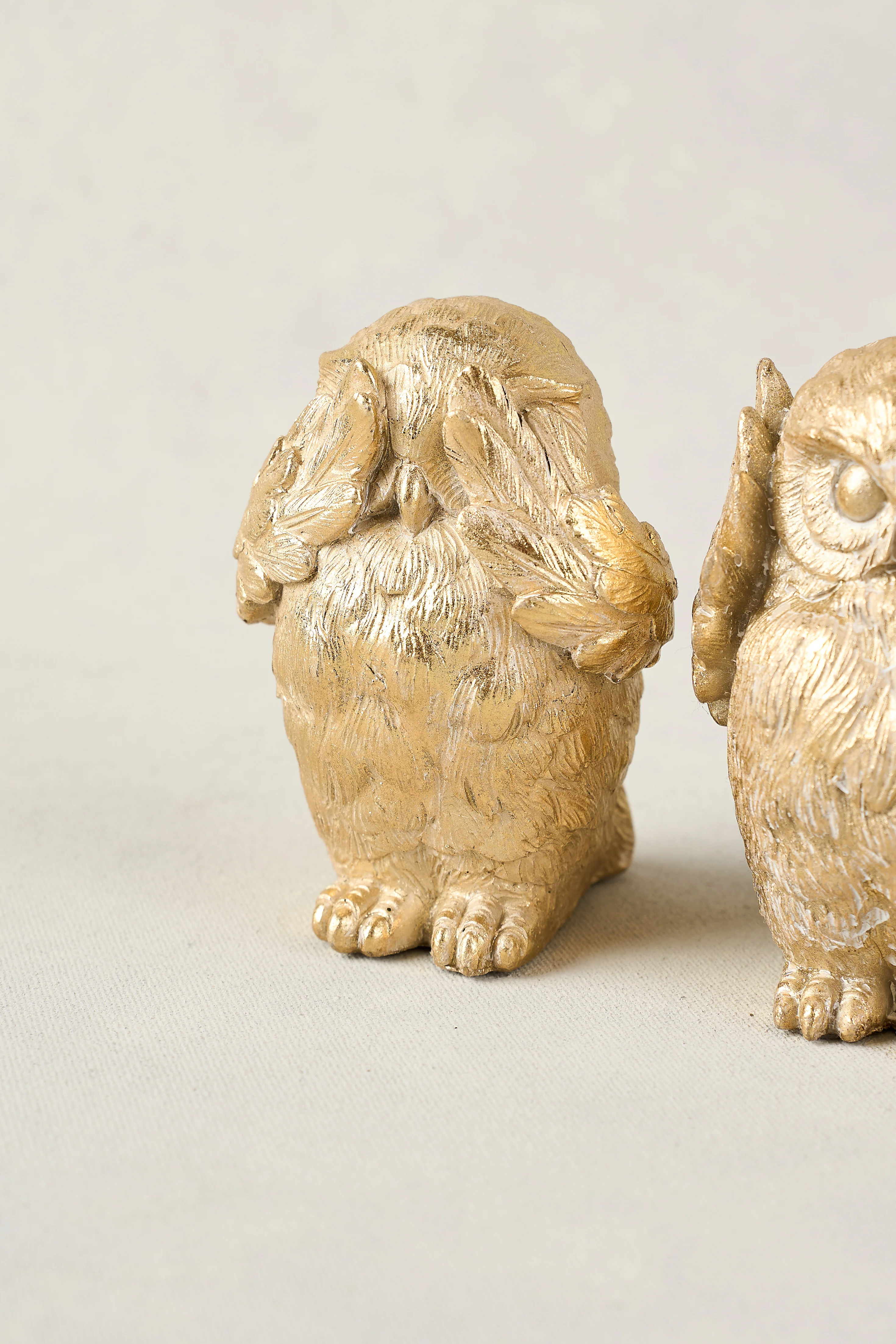 Figurine Owl Set Of 3 - Skullriy