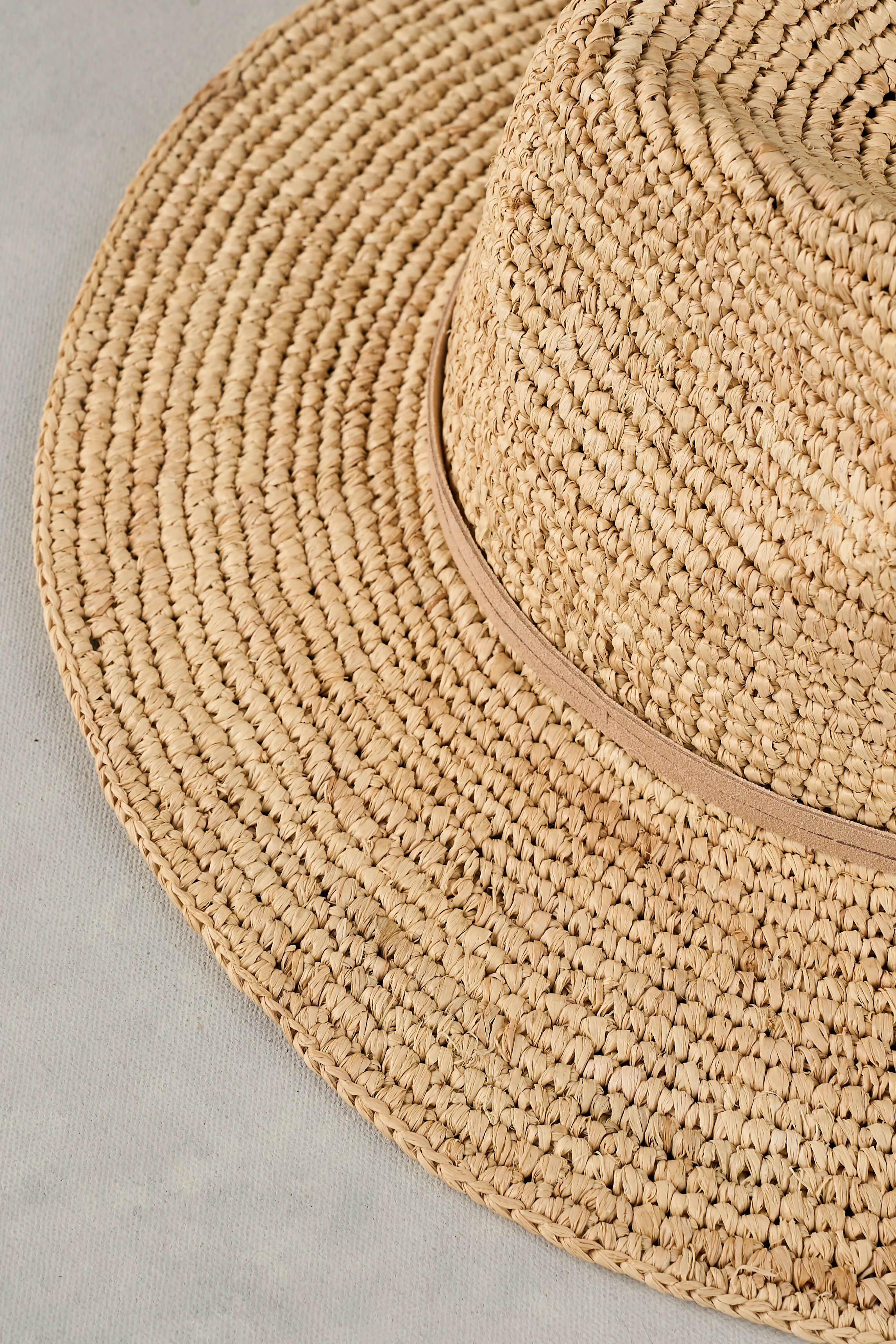 Raffia Fedora  C Natural - Skullriy