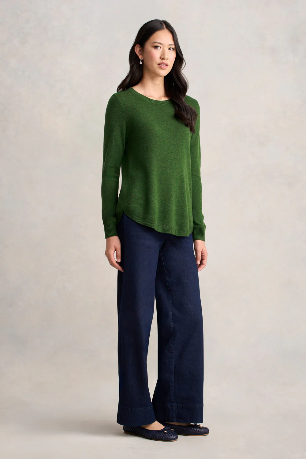 Wool Cashmere Jumper - Clover - Skullriy