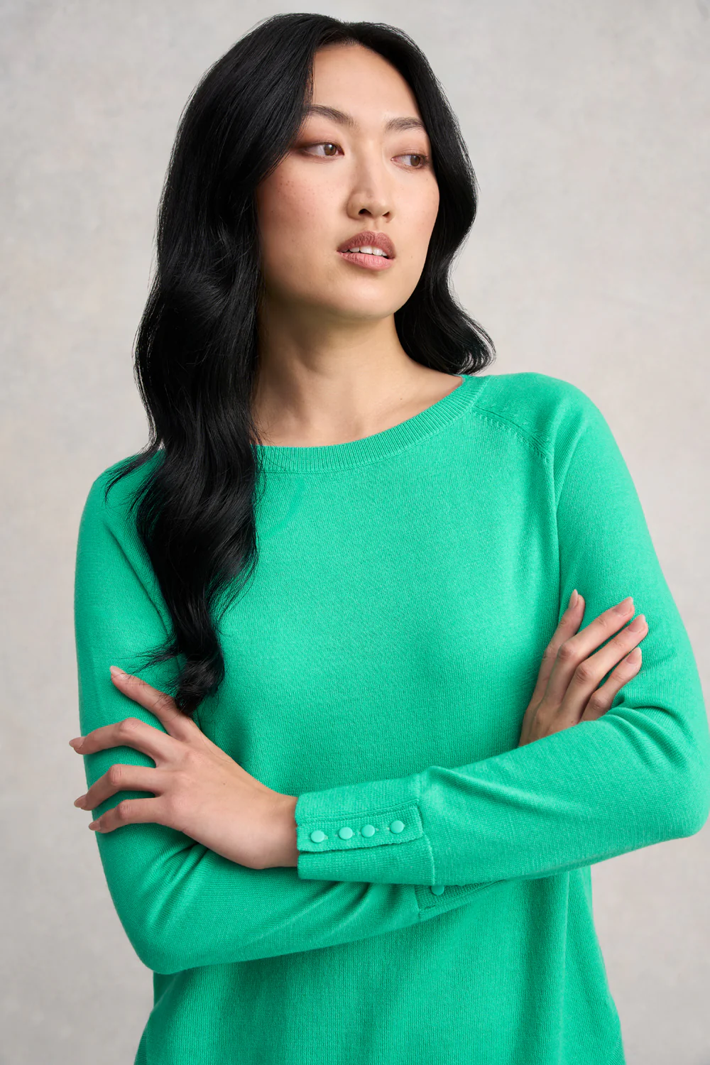 Extra Fine Merino Jumper - Bright Apple - Skullriy