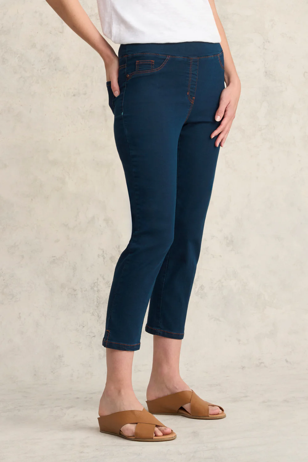 Bengajean  3/4 Slim Leg - Clean Denim Blue - Skullriy