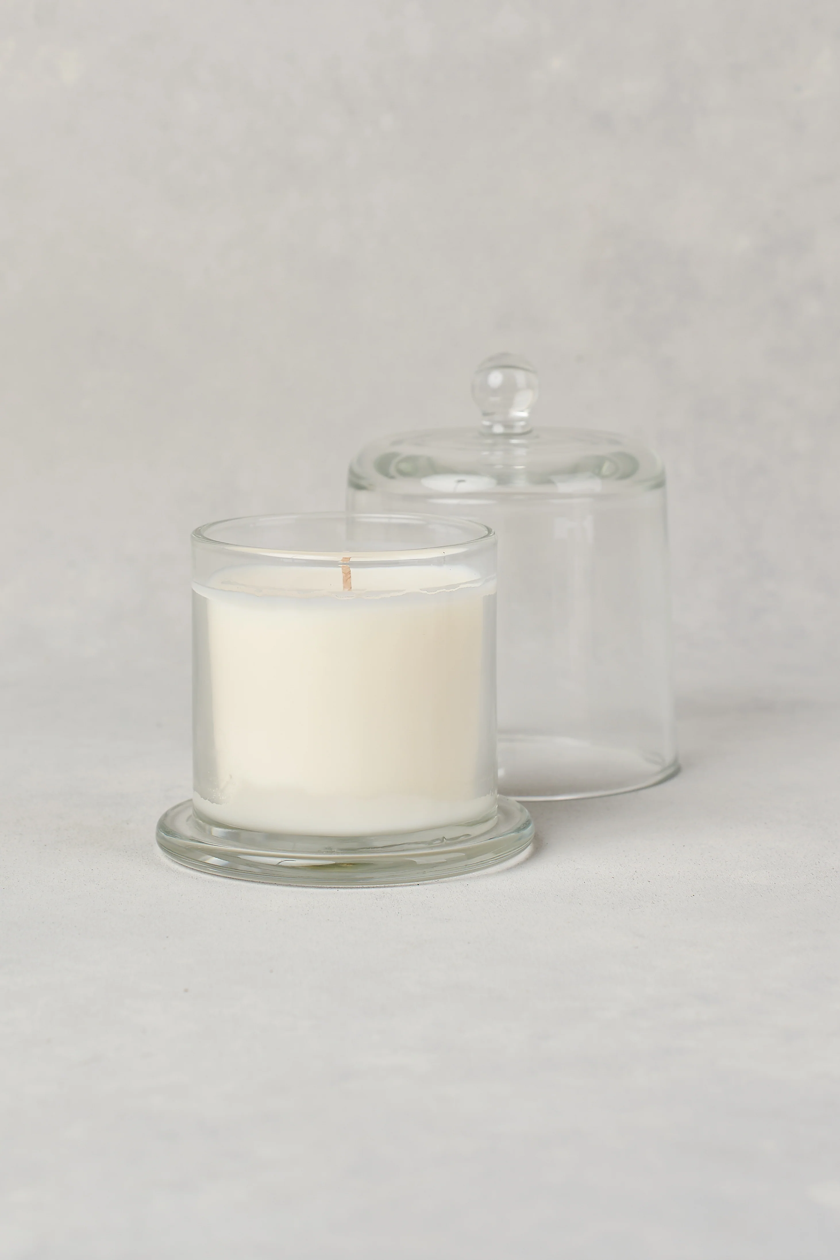 Floral Garden Glass Cloche Candle - Skullriy