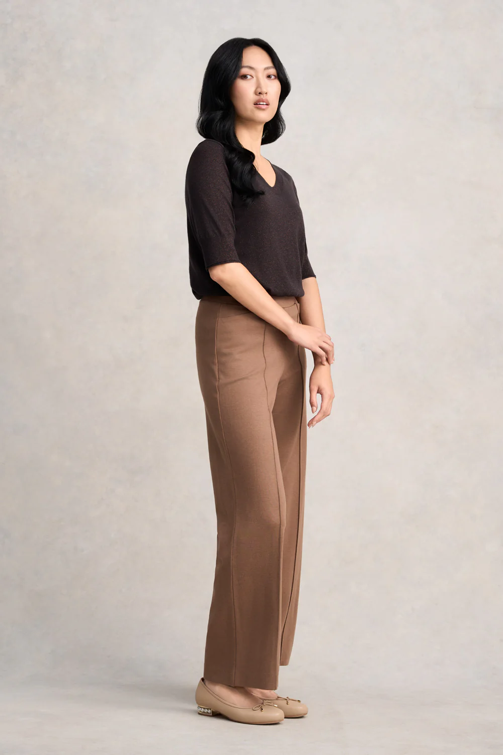 Wide Leg Pant - Camel - Skullriy