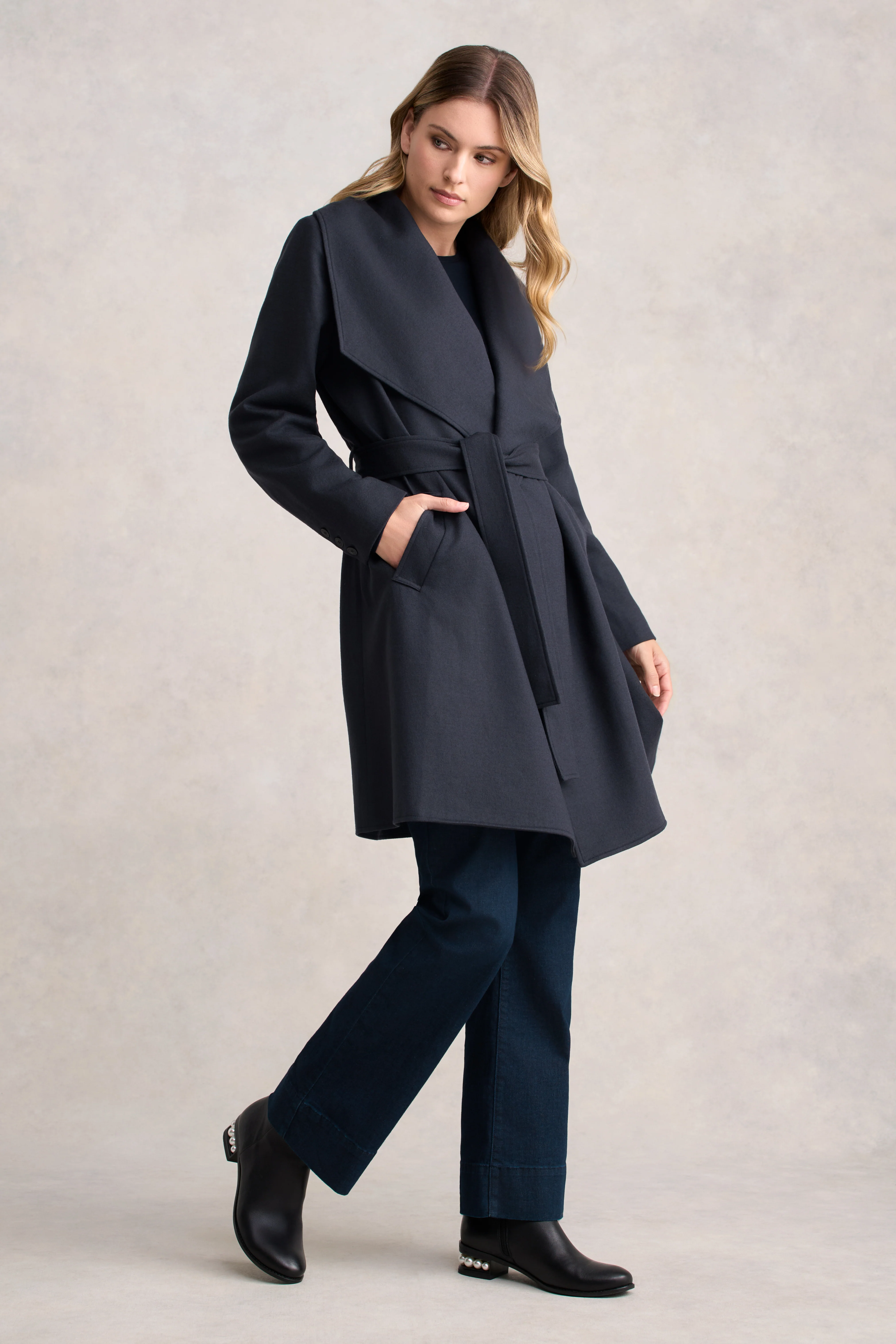 Wool Coatigan - Steel Grey - Skullriy