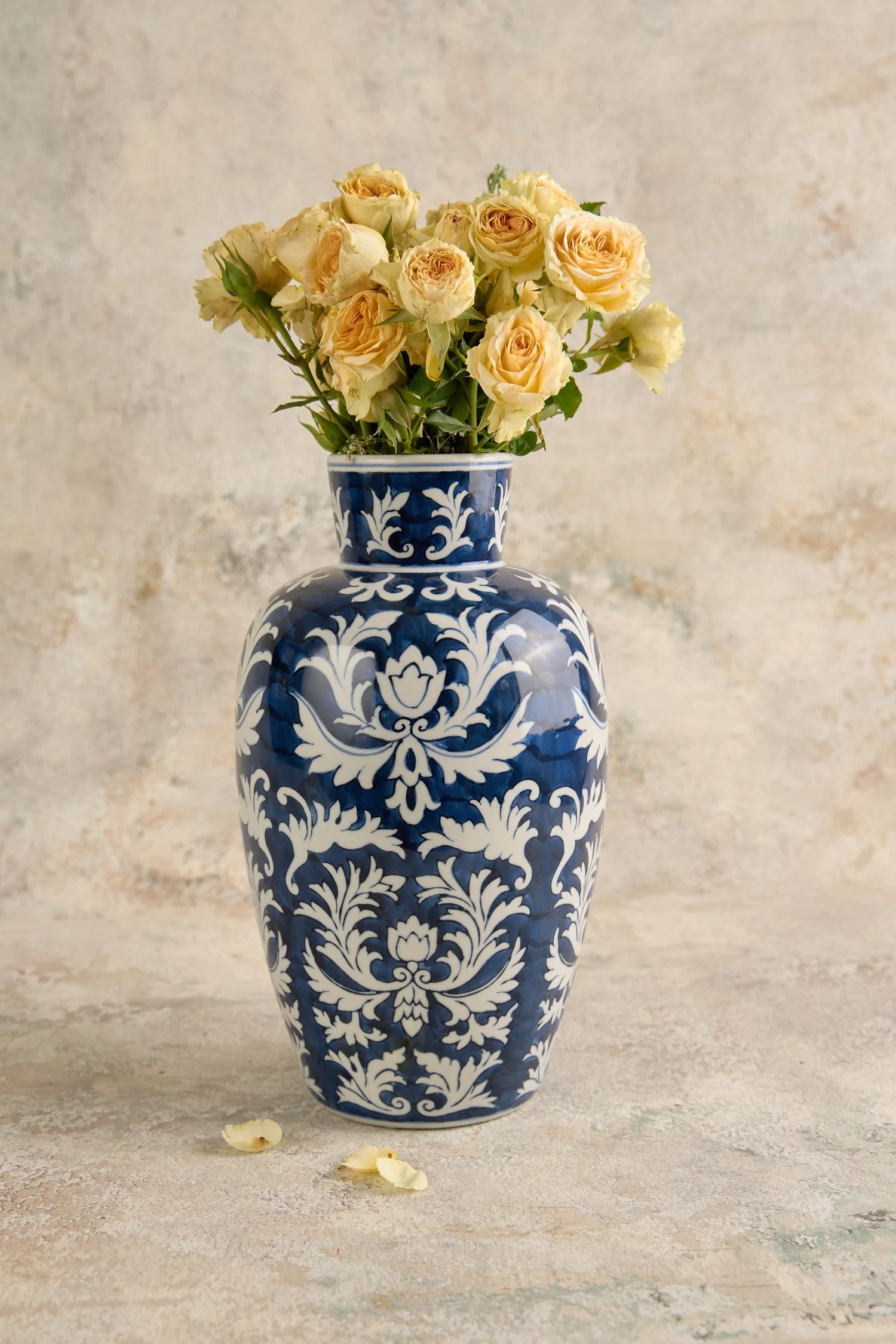 French Blue Vase - Skullriy