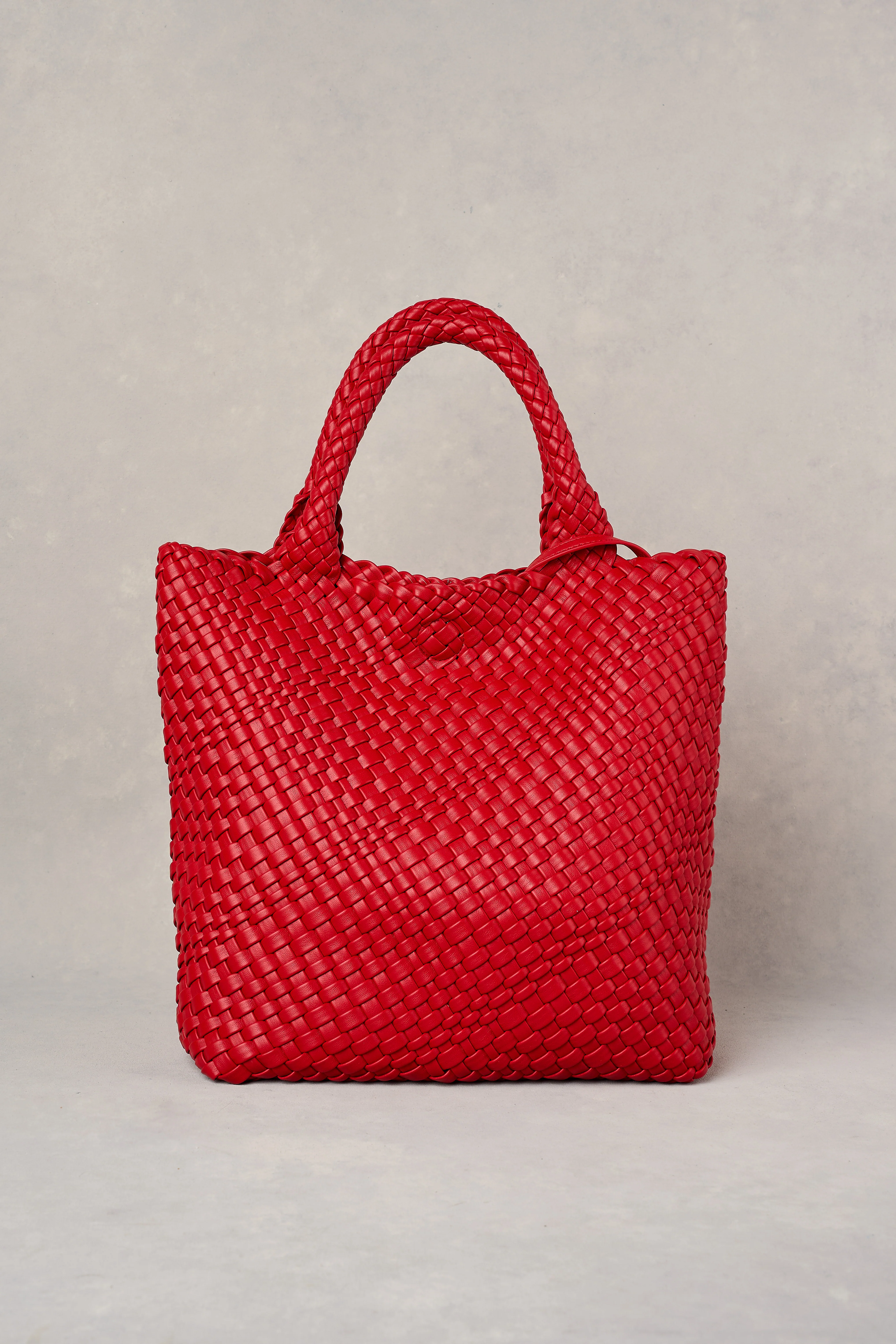 Kira Woven Tote - Rouge - Skullriy