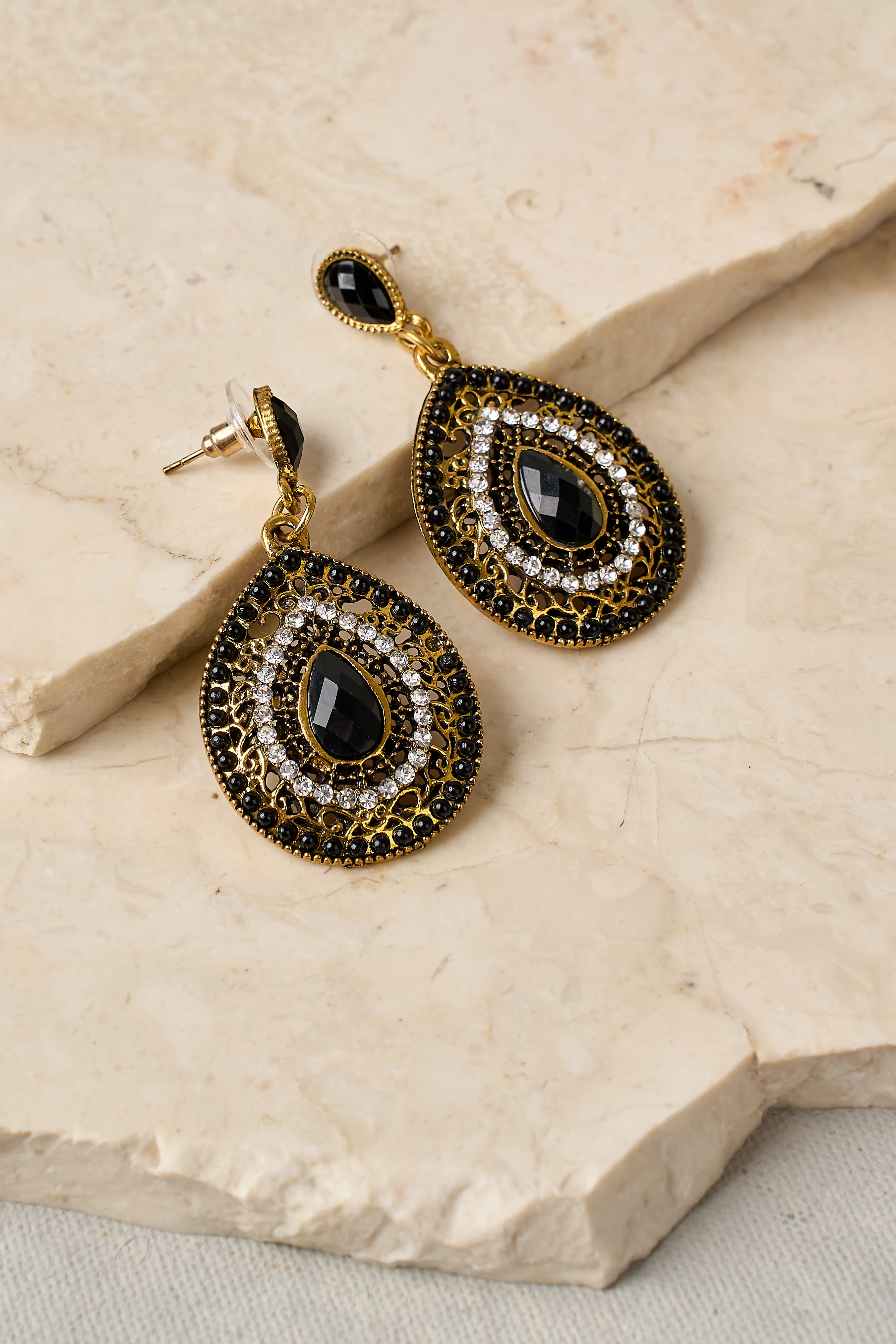 Black Halo Earrings - Skullriy