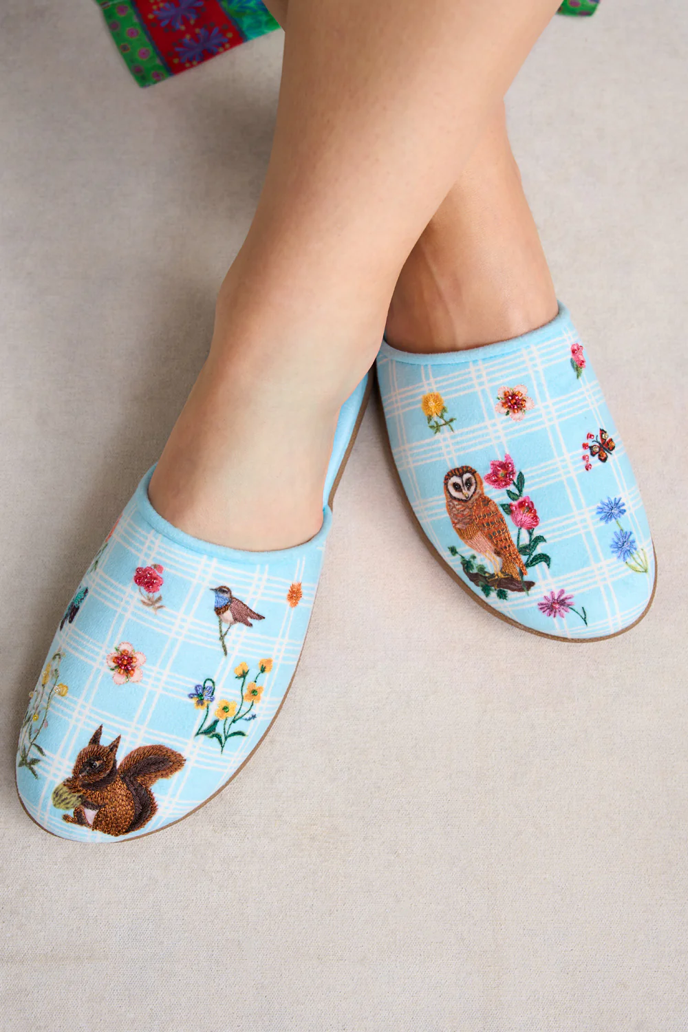 Nathalie L  t   Forest Slippers - Skullriy