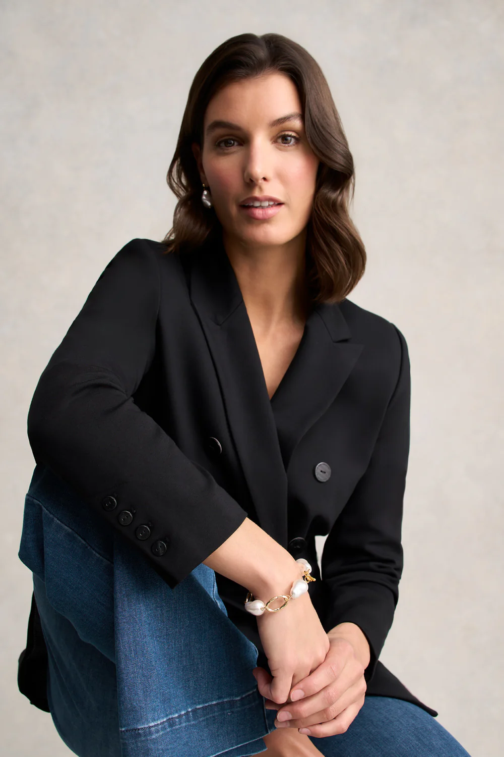 Baroque Pearl Wrist  C Cream - Skullriy