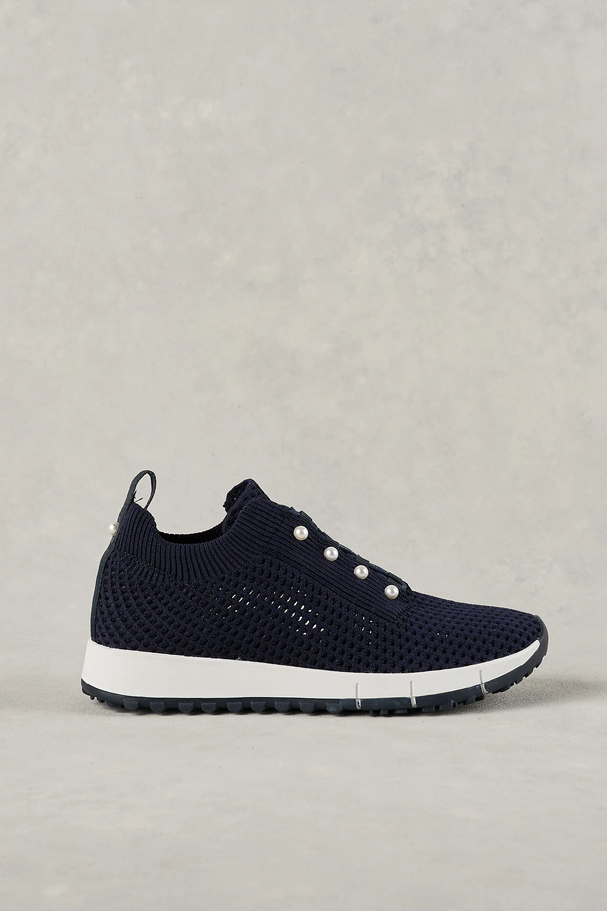 Perla Knit Sneaker - Navy - Skullriy