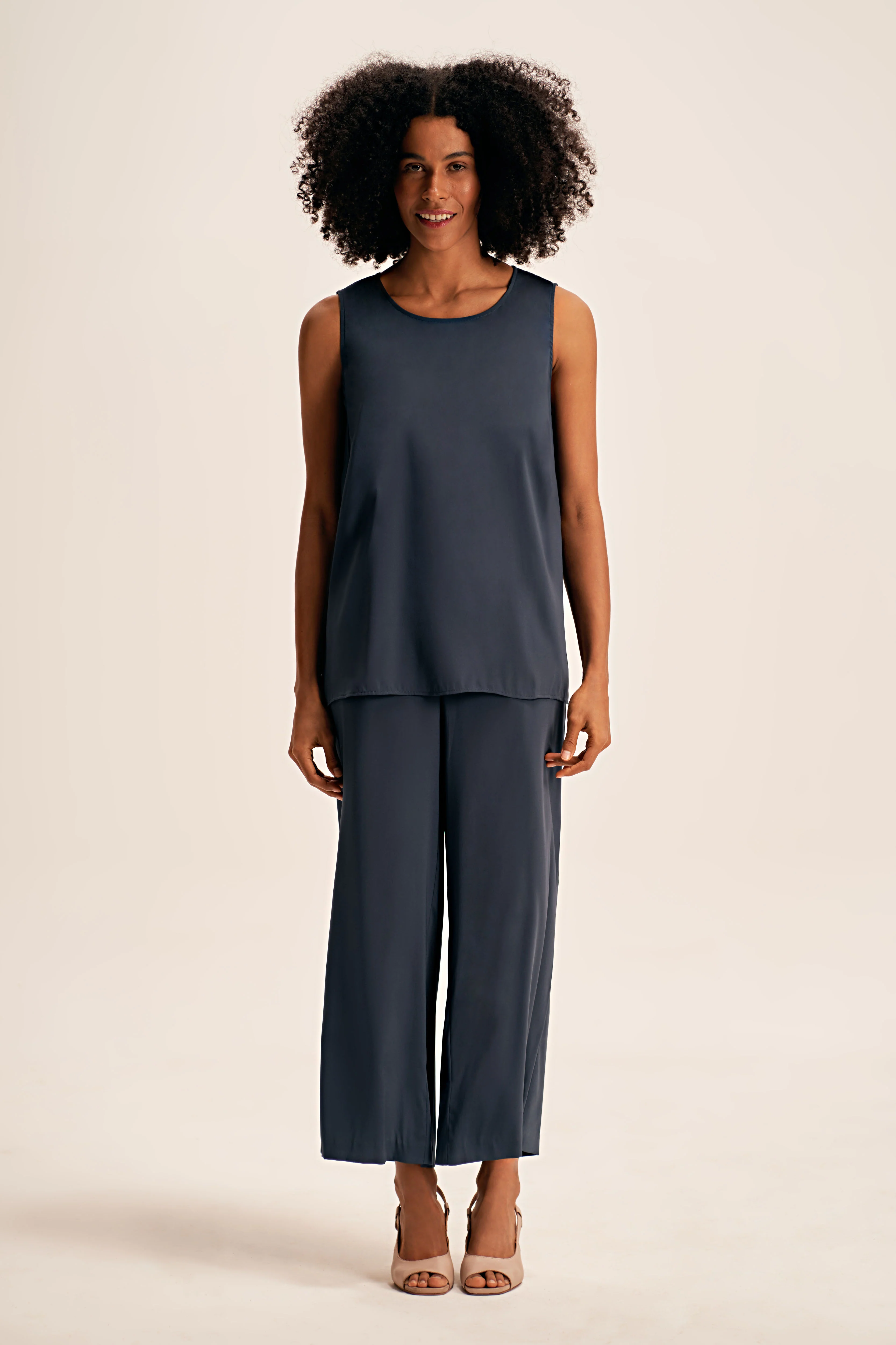 Olivia Newton-John Silk Tunic - Twilight - Skullriy