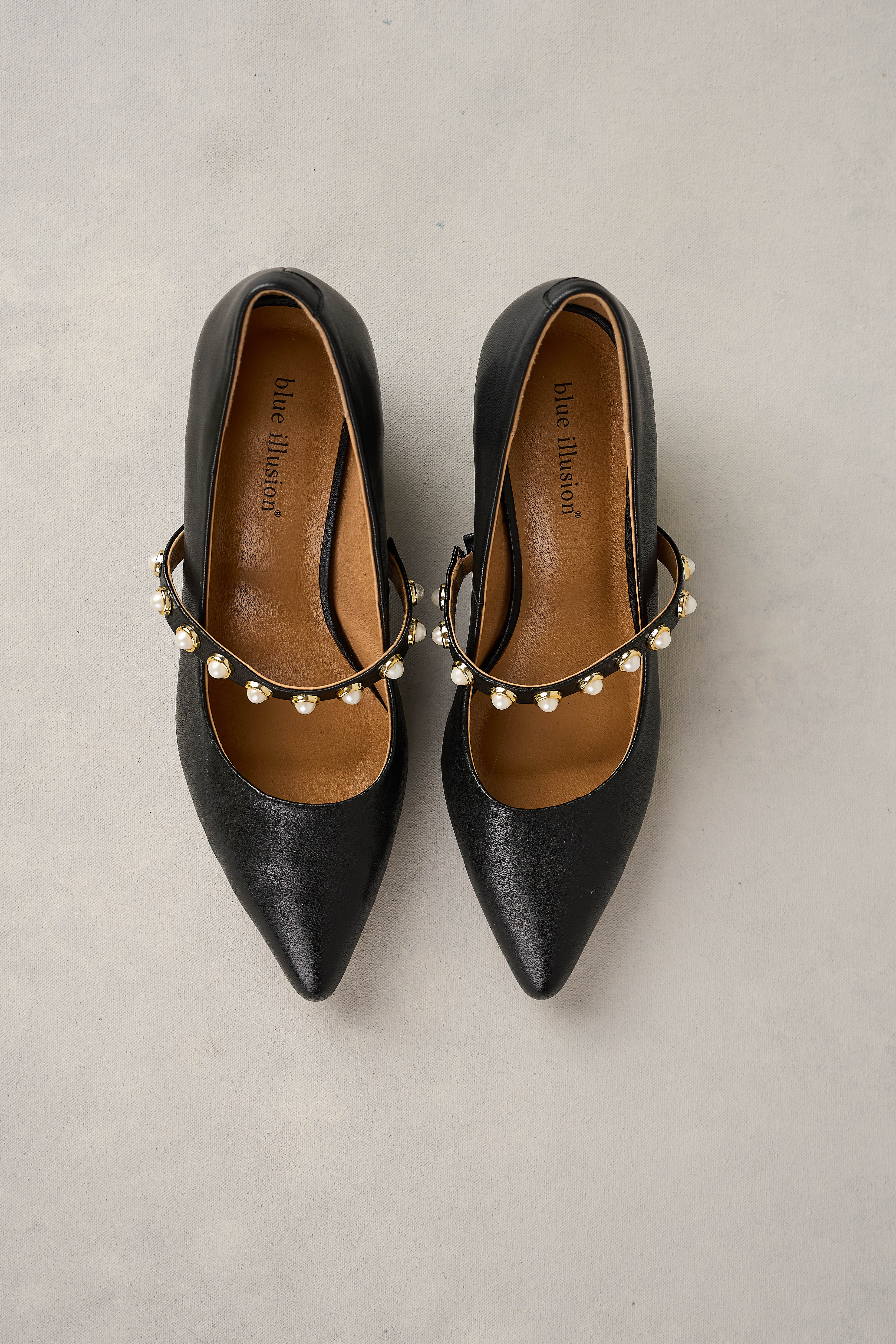 Elisa Pointed Heel - Black - Skullriy