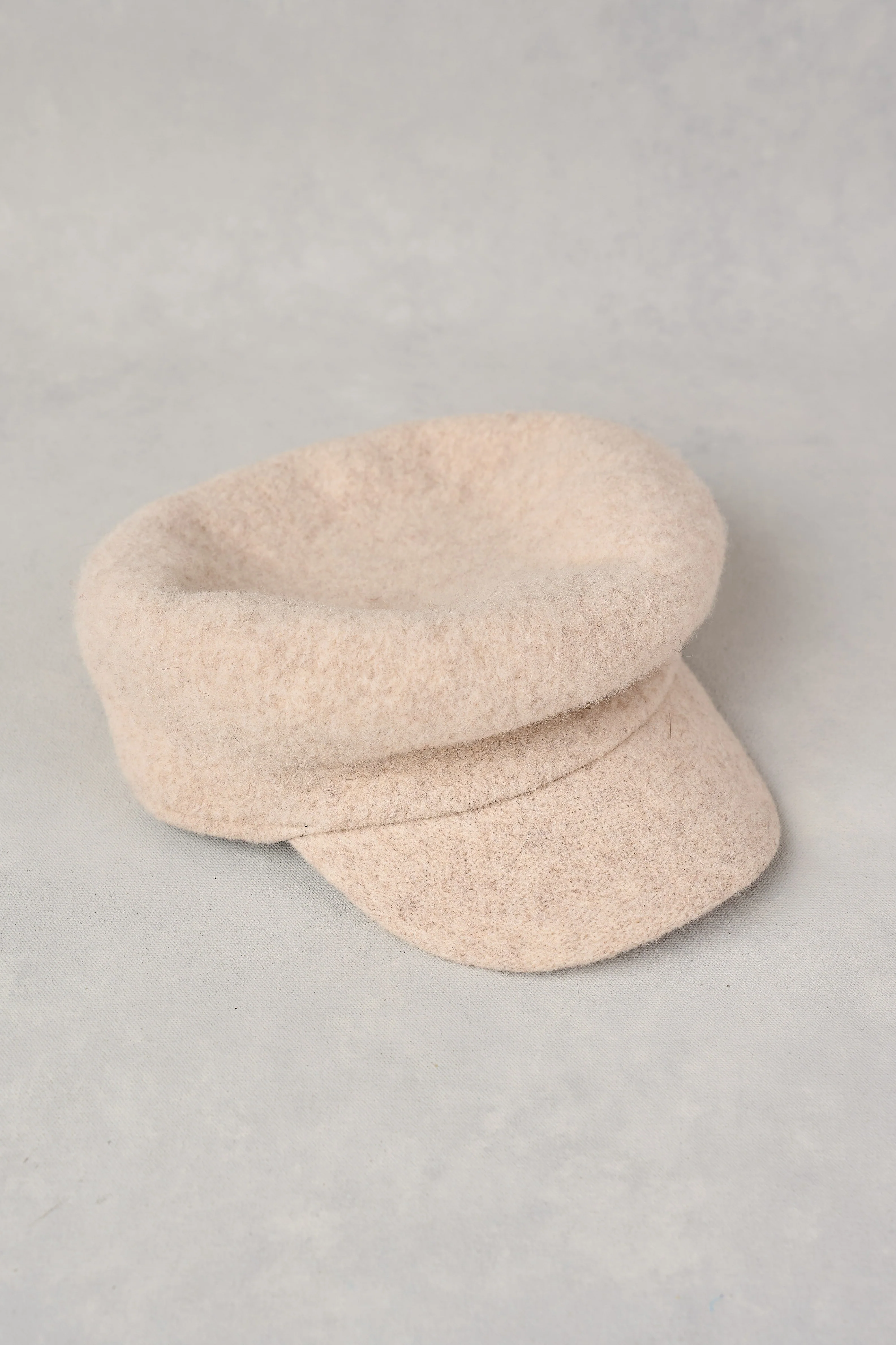 Wool Bakerboy Hat - Neutral - Skullriy